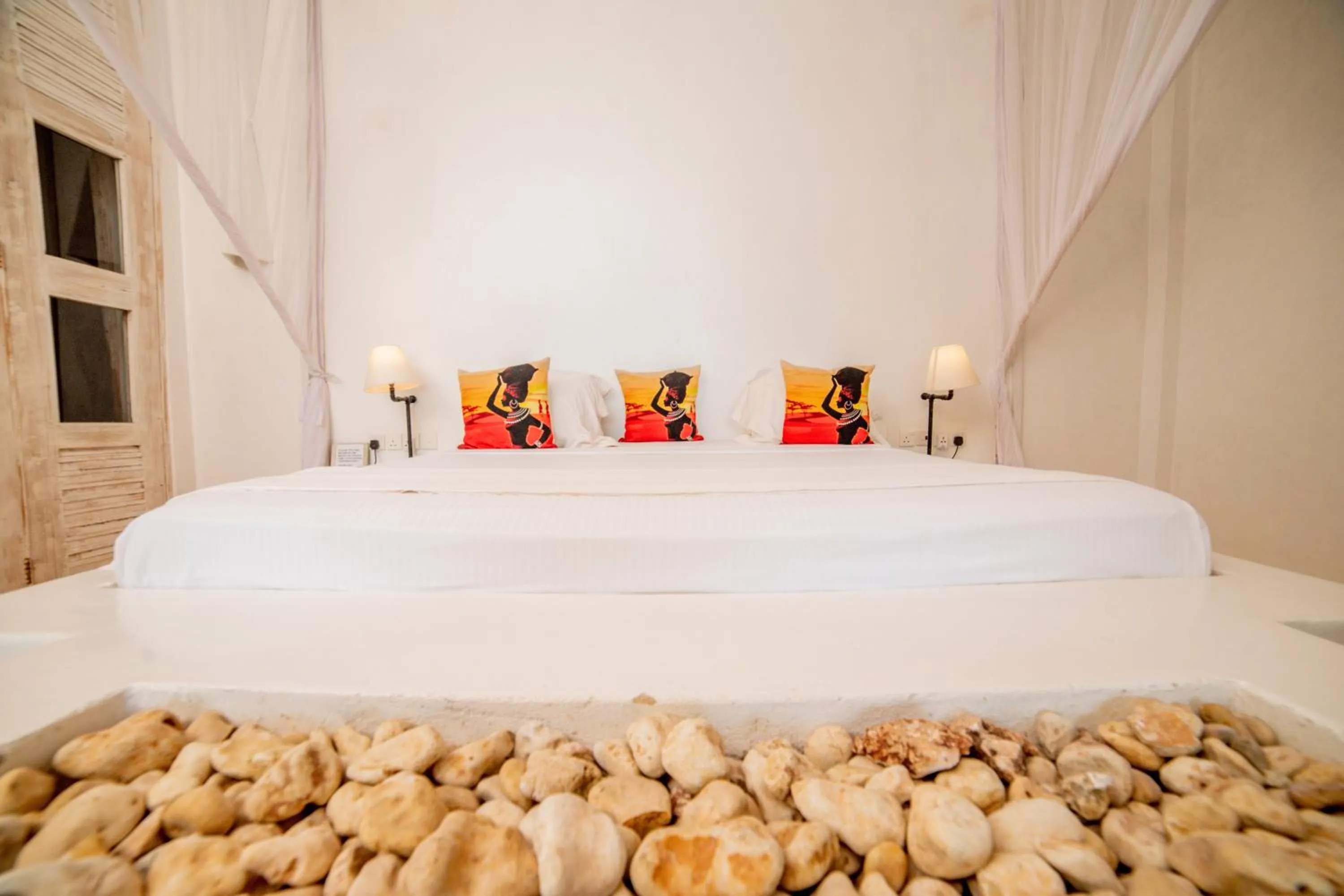 Bed in Msambweni Beach House and Private Villas