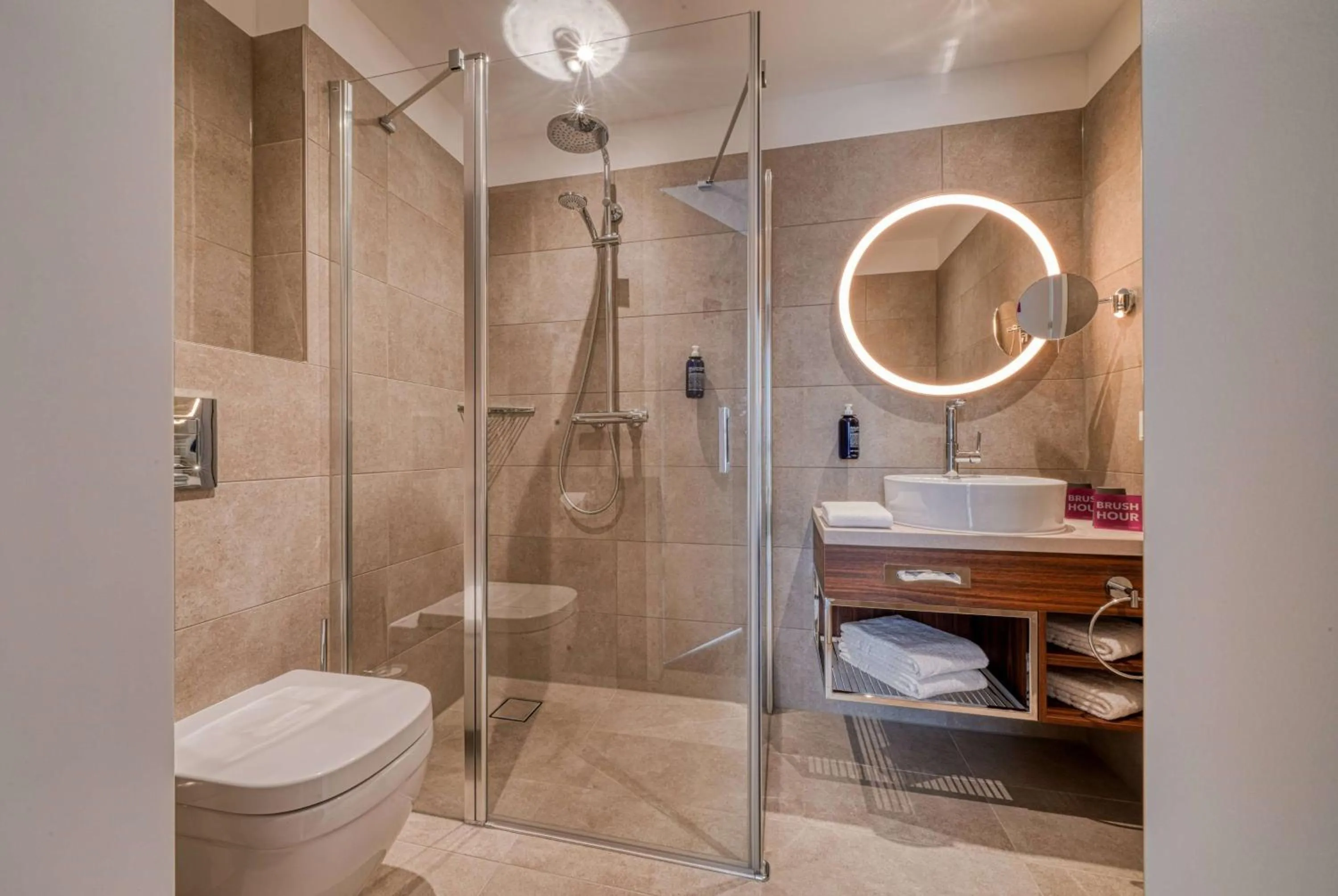 Bathroom in FourSide Hotel Ringsheim, Trademark Collection by Wyndham