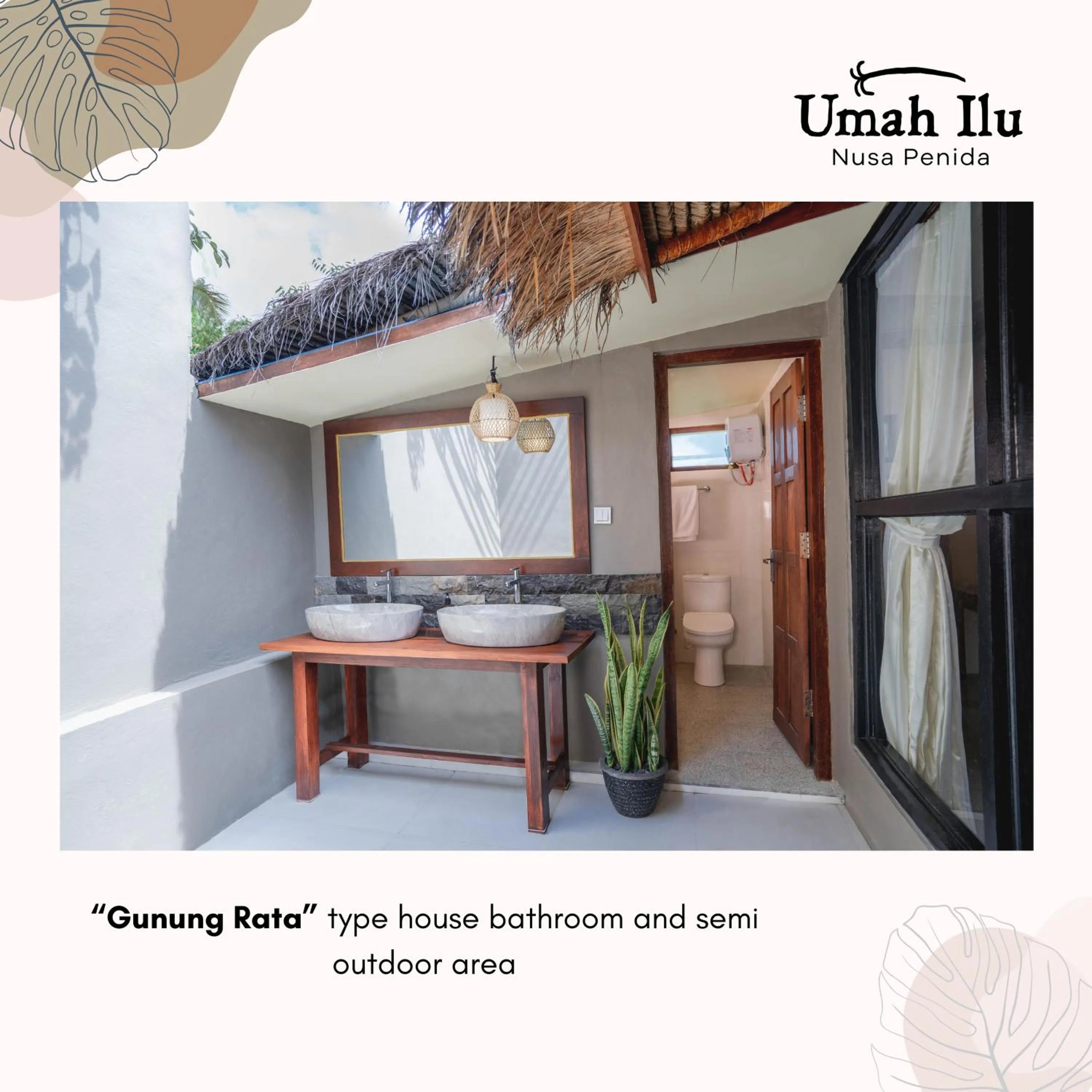 Bathroom in Umah Ilu Island Retreat Penida