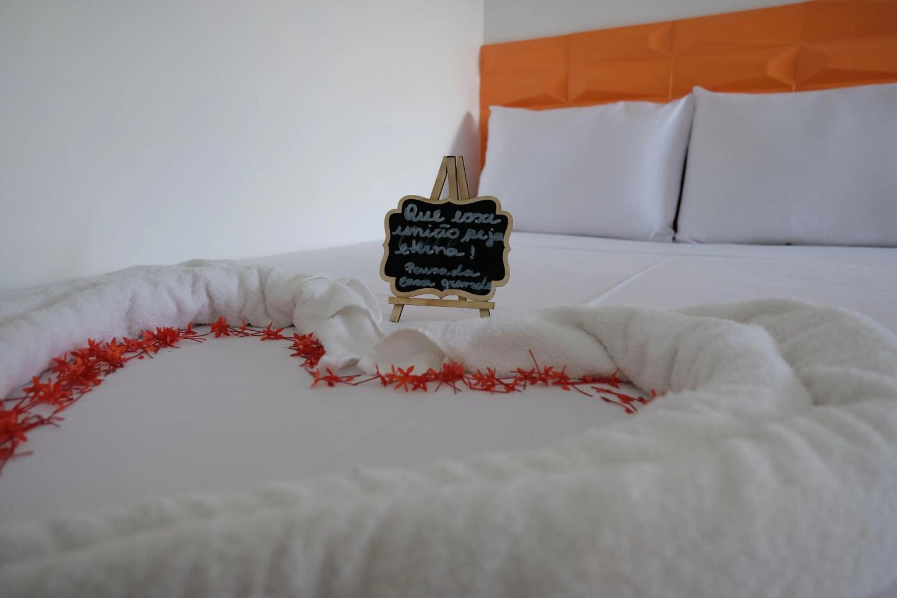 Bed in Pousada Casa Grande