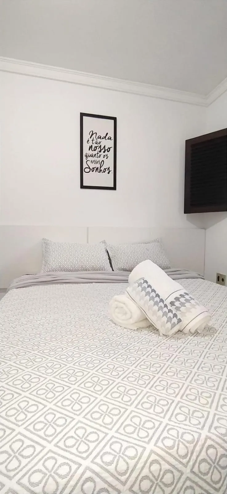 Bed in POUSADA VENTO NORTE CAMA & CAFÉ SUÍTES INDIVIDUAIs