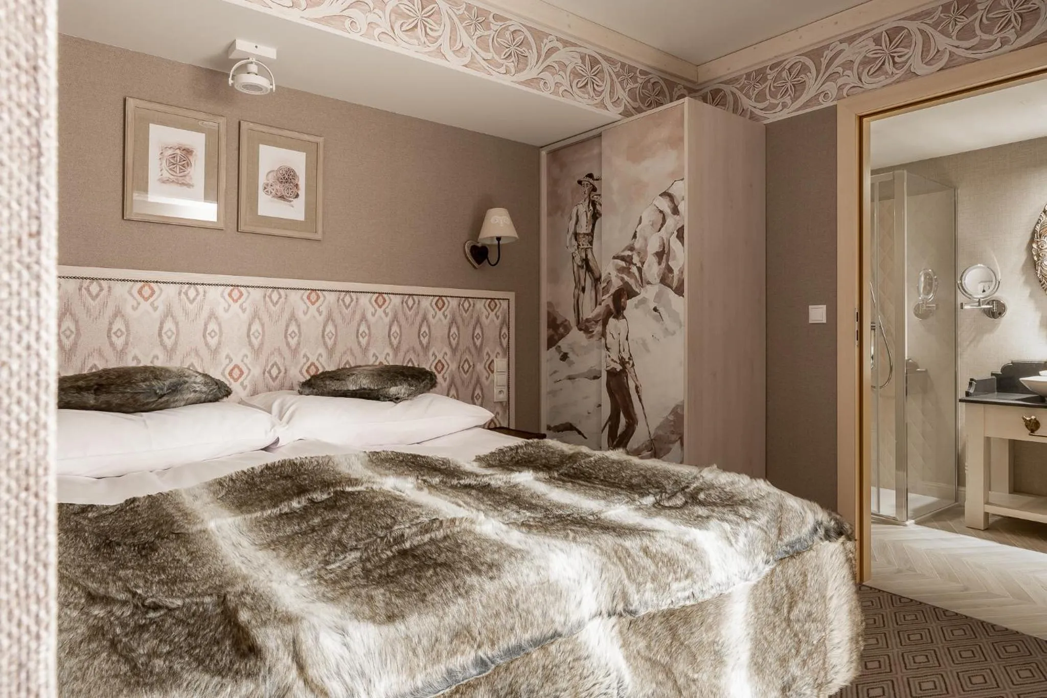 Bed in Apartamenty Aries Residence Bukowina