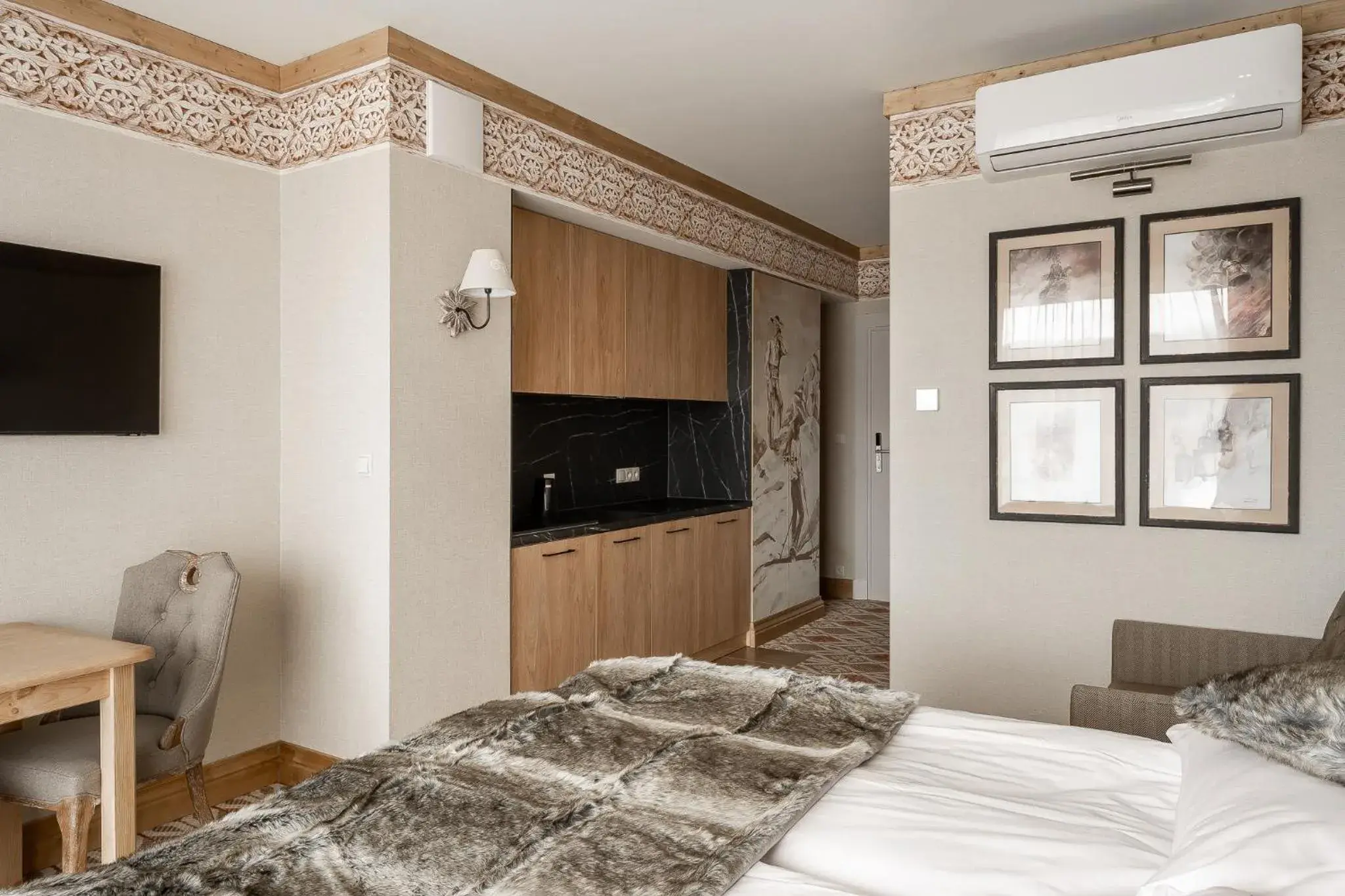 Studio Apartment with Mountain View in Apartamenty Aries Residence Bukowina Studio Apartment with Mountain View in Apartamenty Aries Residence Bukowina