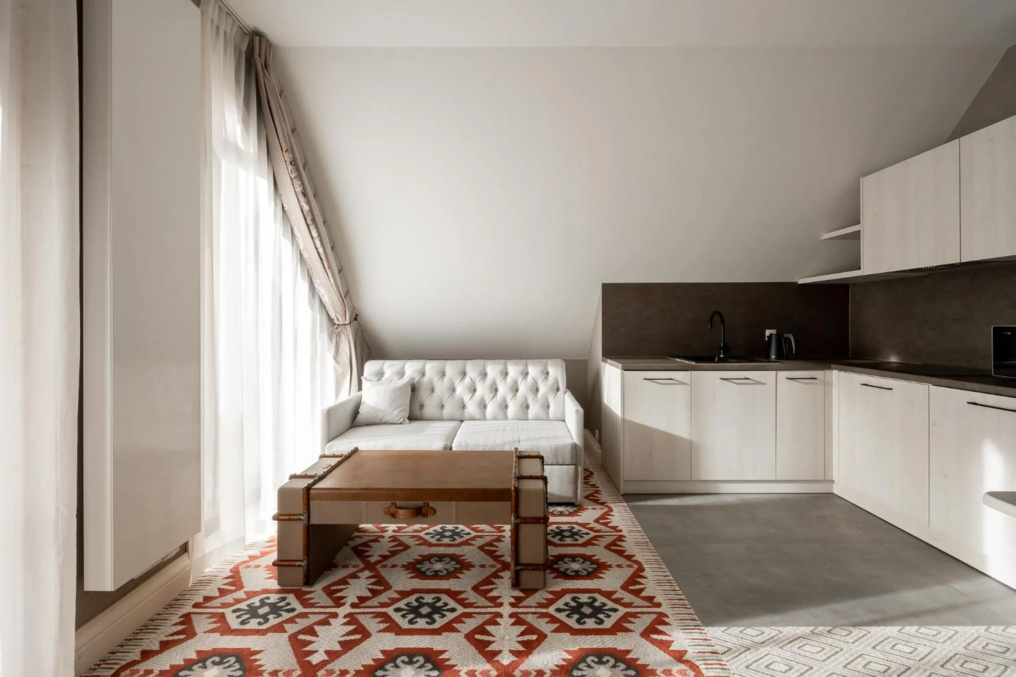 Kitchen or kitchenette in Apartamenty Aries Residence Bukowina