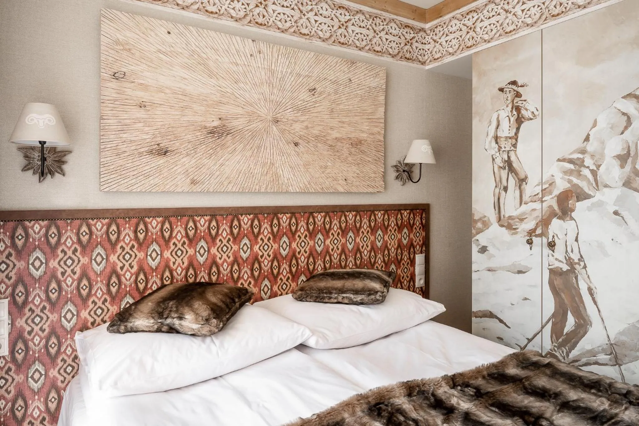 Bed in Apartamenty Aries Residence Bukowina