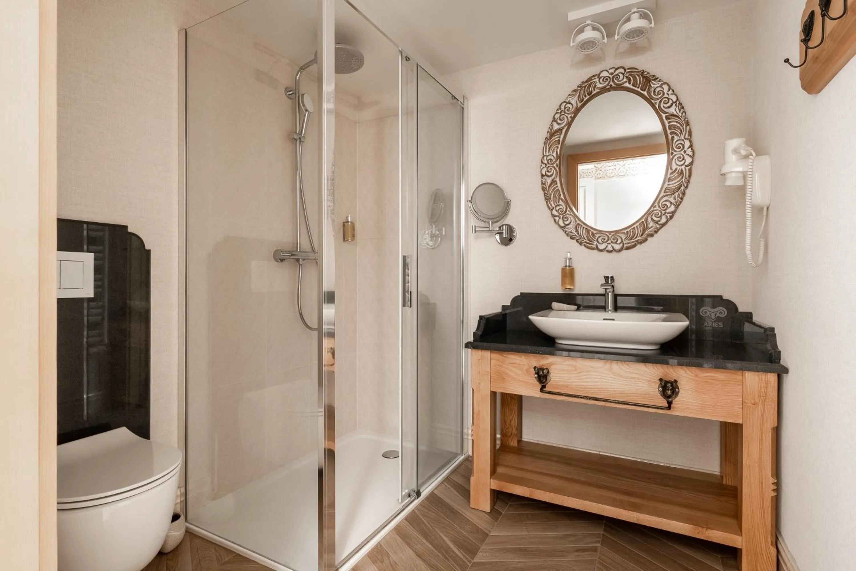 Shower in Apartamenty Aries Residence Bukowina