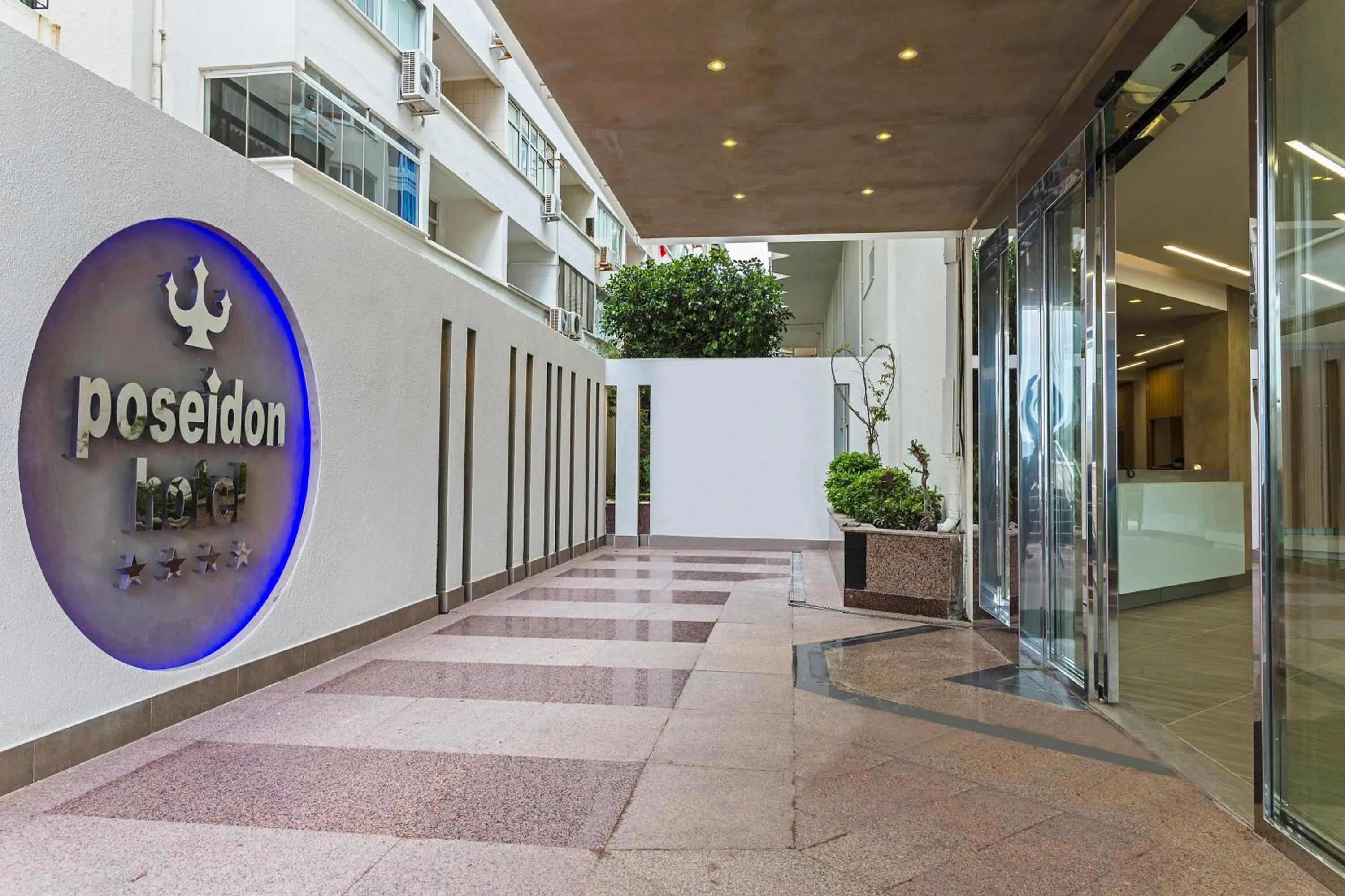 Facade/entrance in Poseidon Hotel - Adult Only