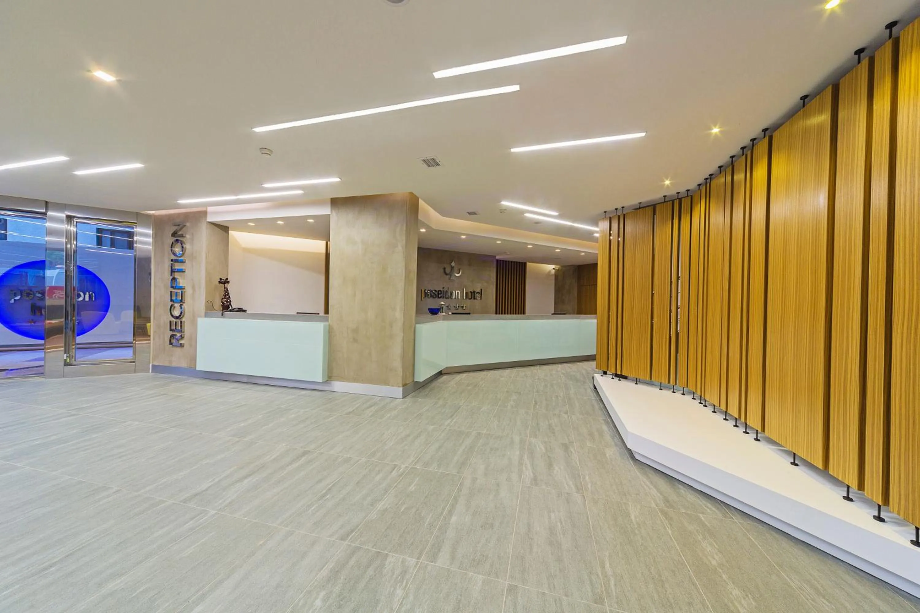 Lobby or reception in Poseidon Hotel - Adult Only