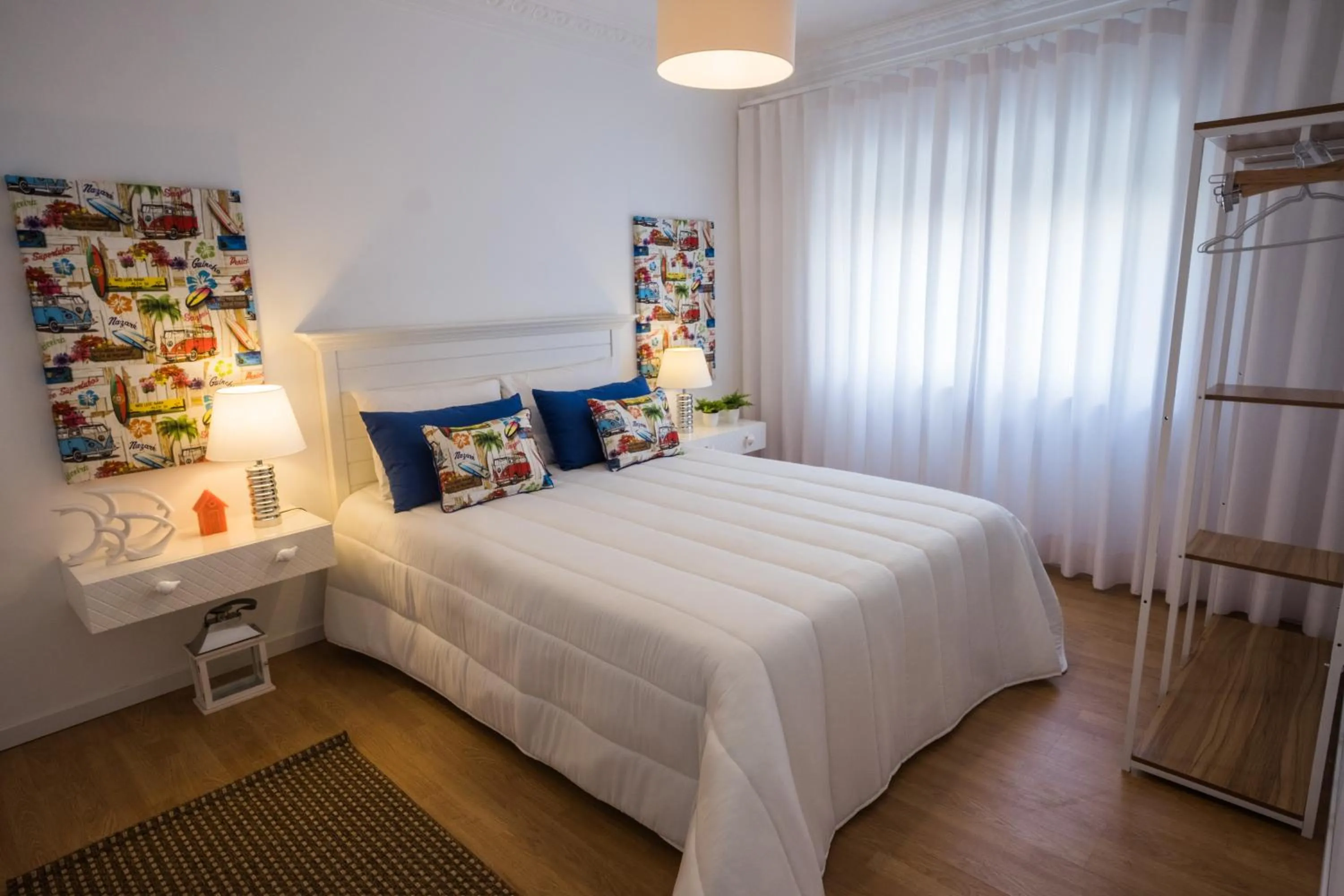 Bedroom, Bed in Casa "Vó Minda" - Nazaré - Alojamento Local