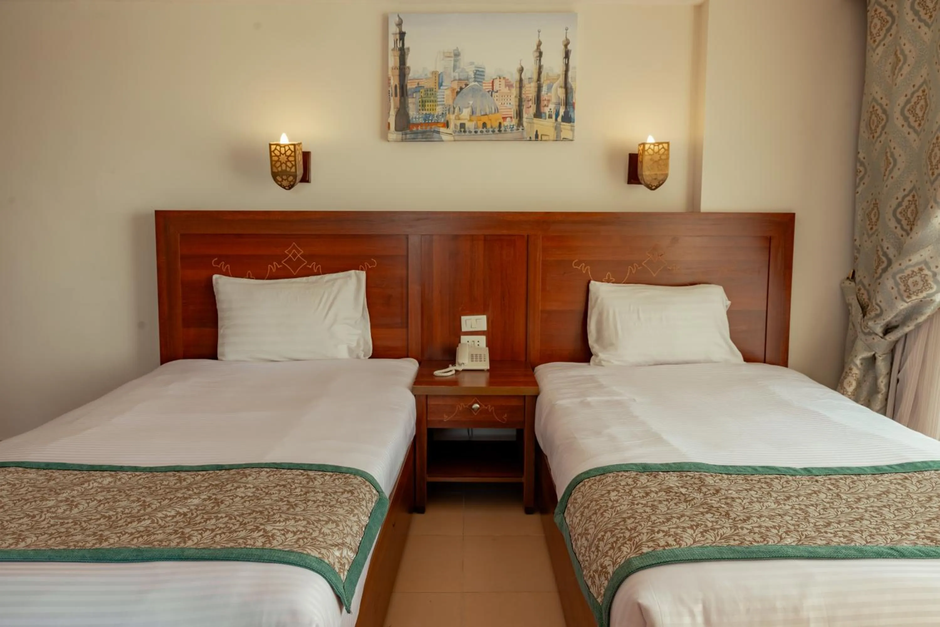 Bed in Royal Star Beach Resort