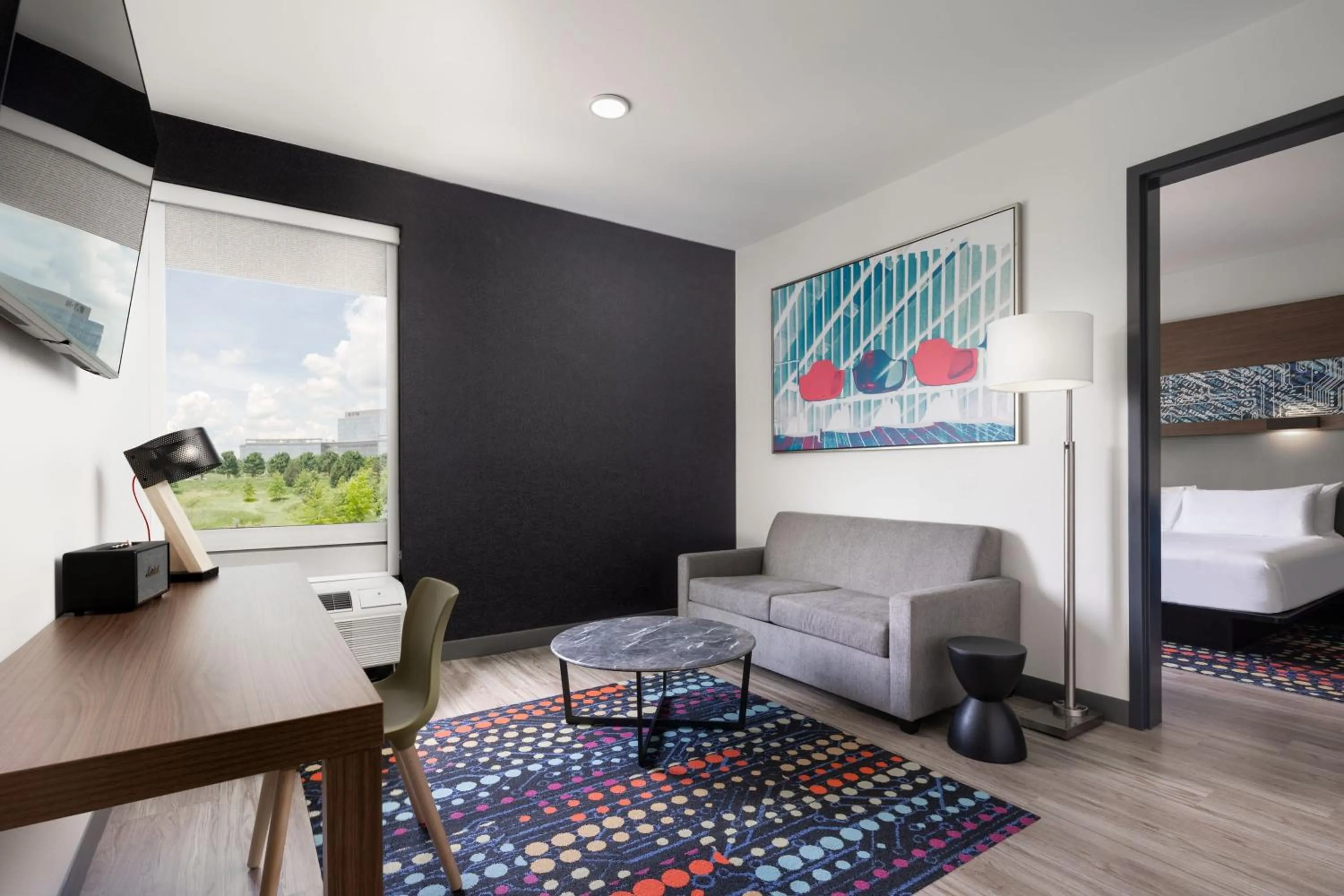 Bedroom, Bed in Aloft Beachwood