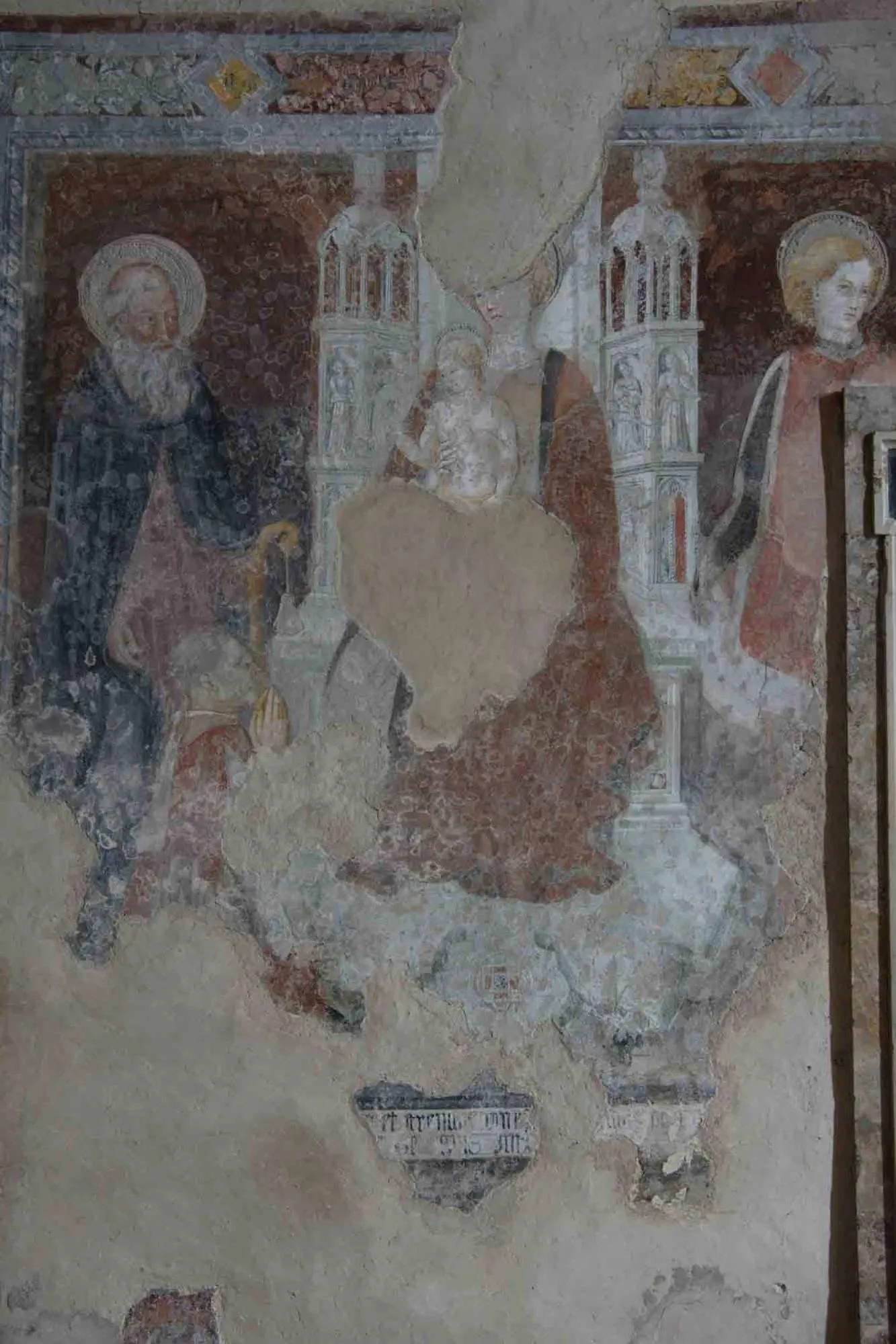 Decorative detail in Annunciata Soul Retreat