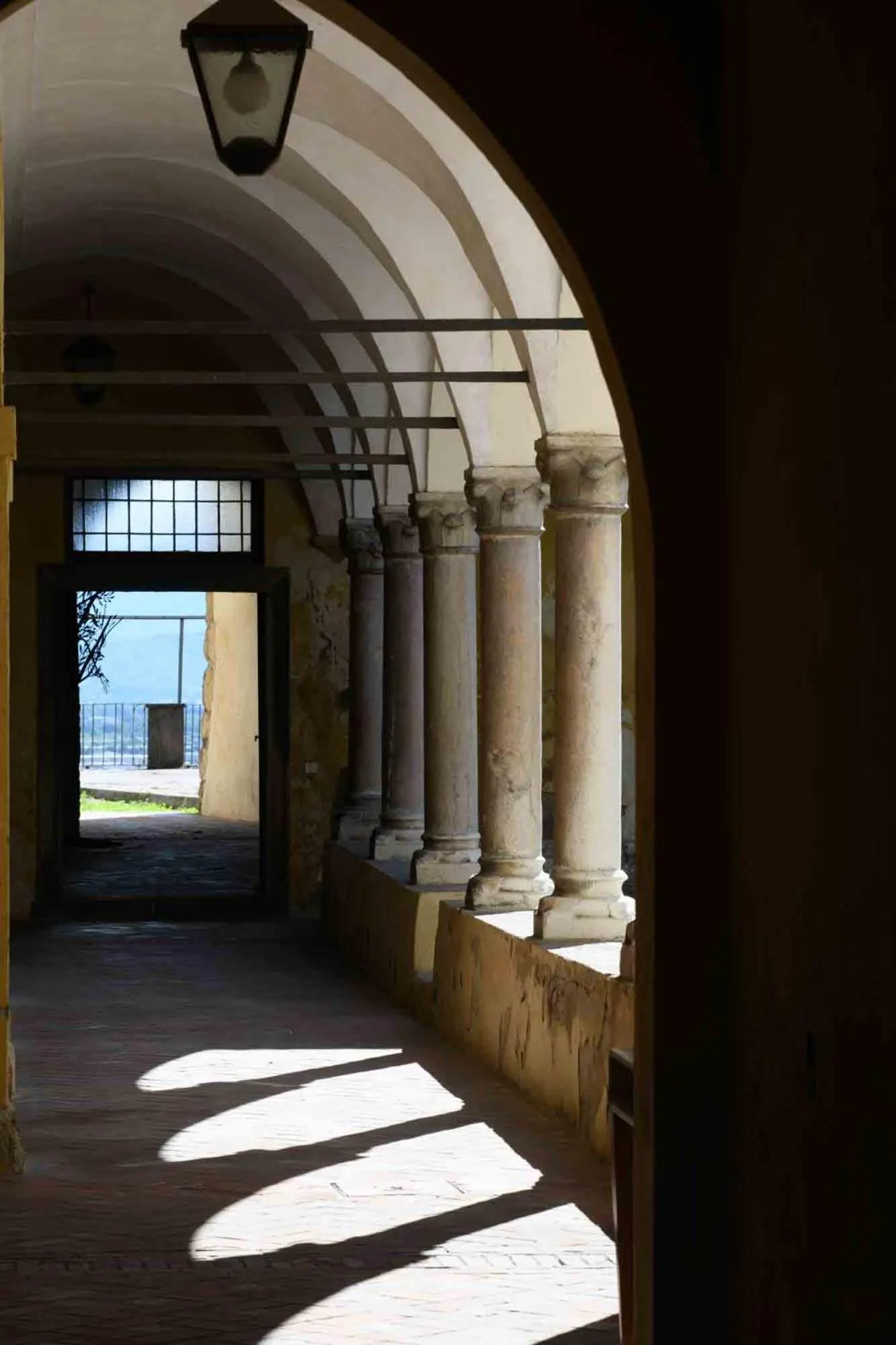 Inner courtyard view in Annunciata Soul Retreat