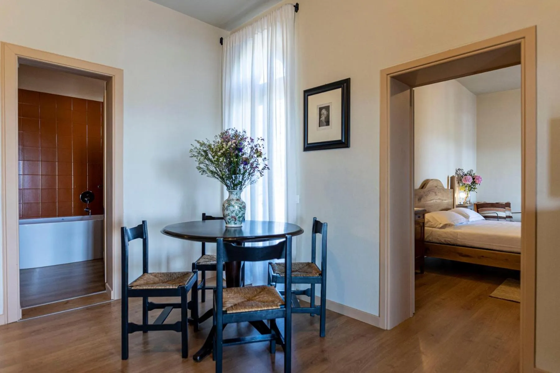 Seating area, Bed in Annunciata Soul Retreat