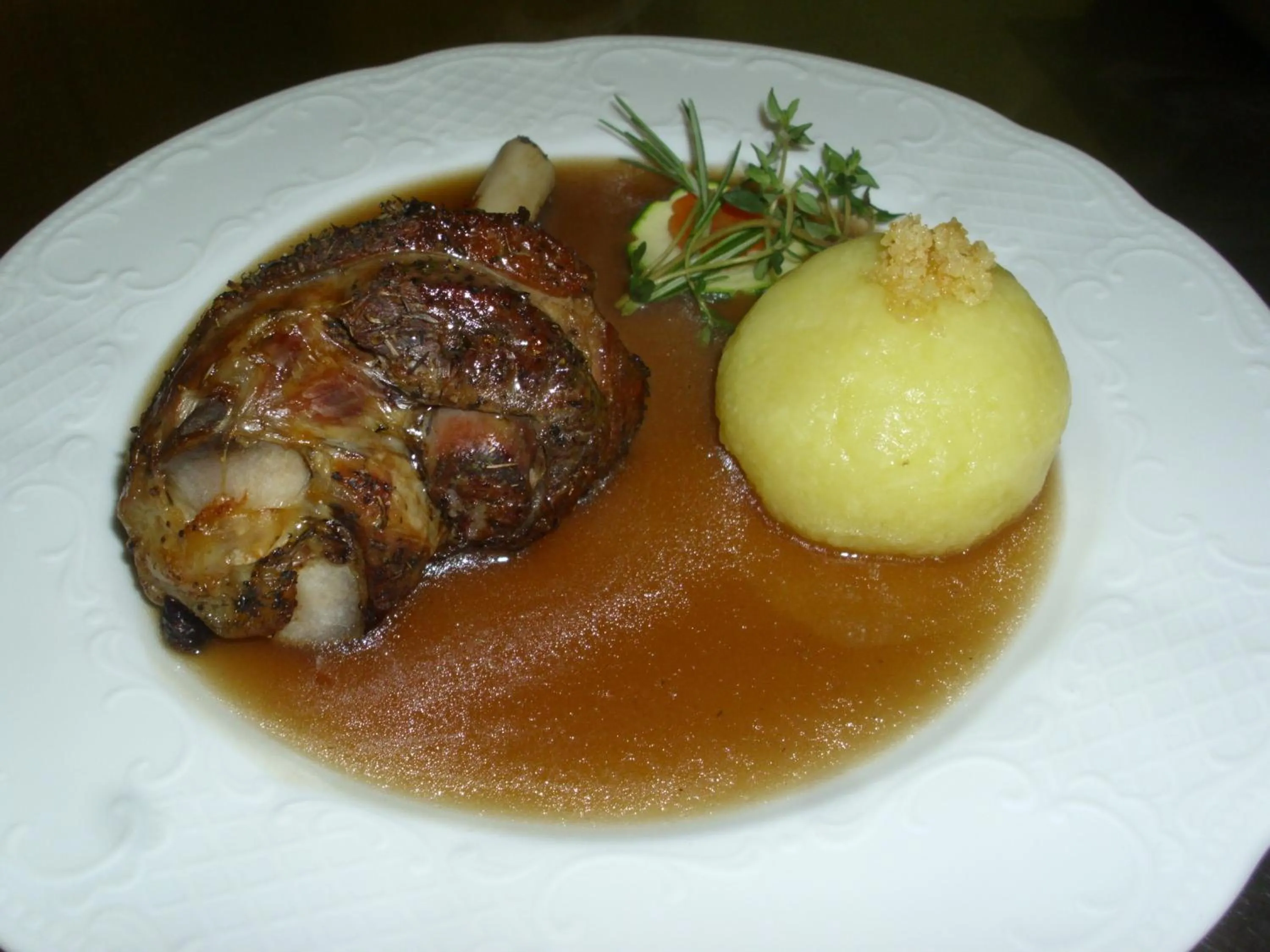 Food close-up in Gasthof Zur frohen Einkehr