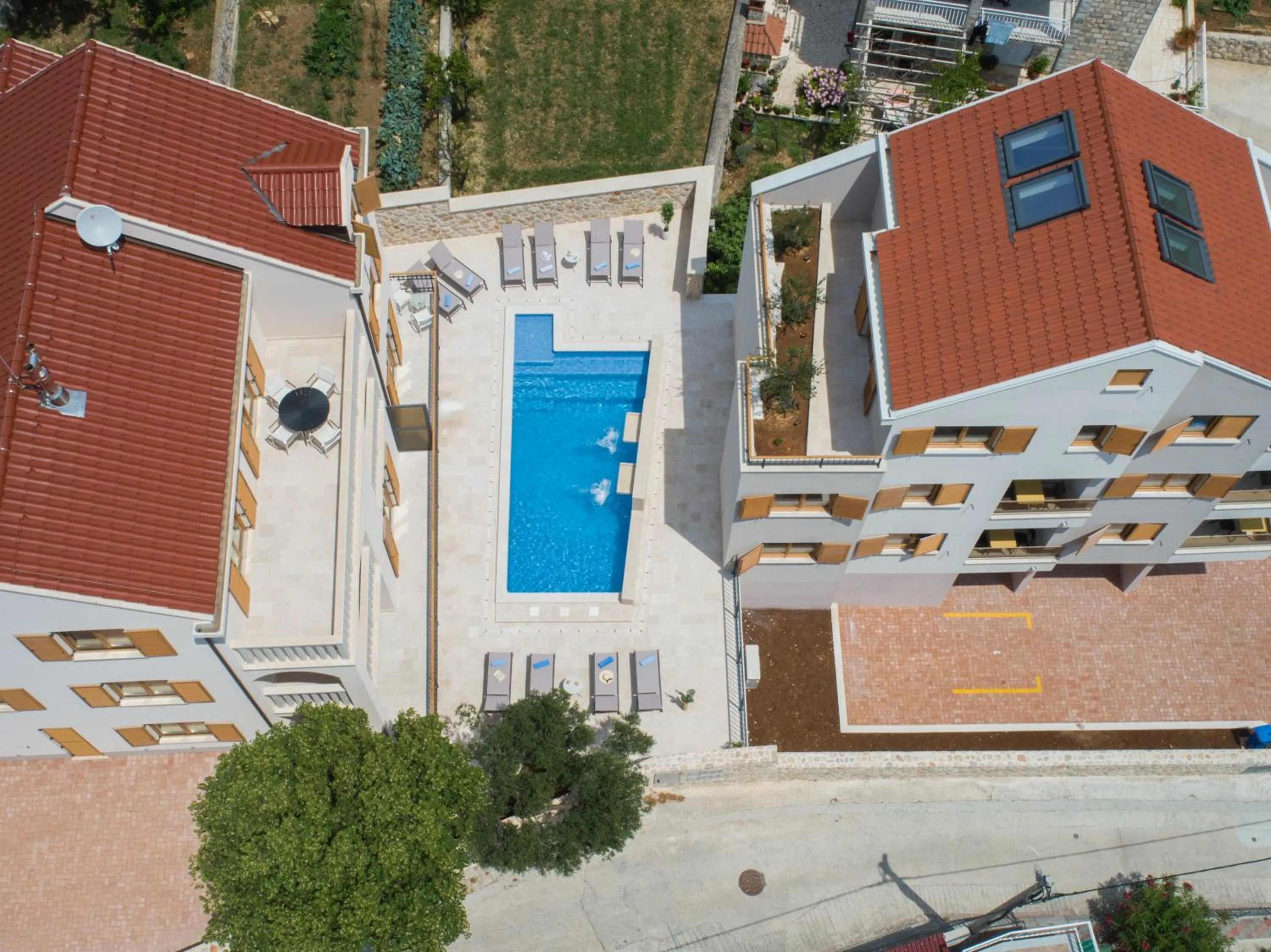 Bird's eye view in Casa Laurea