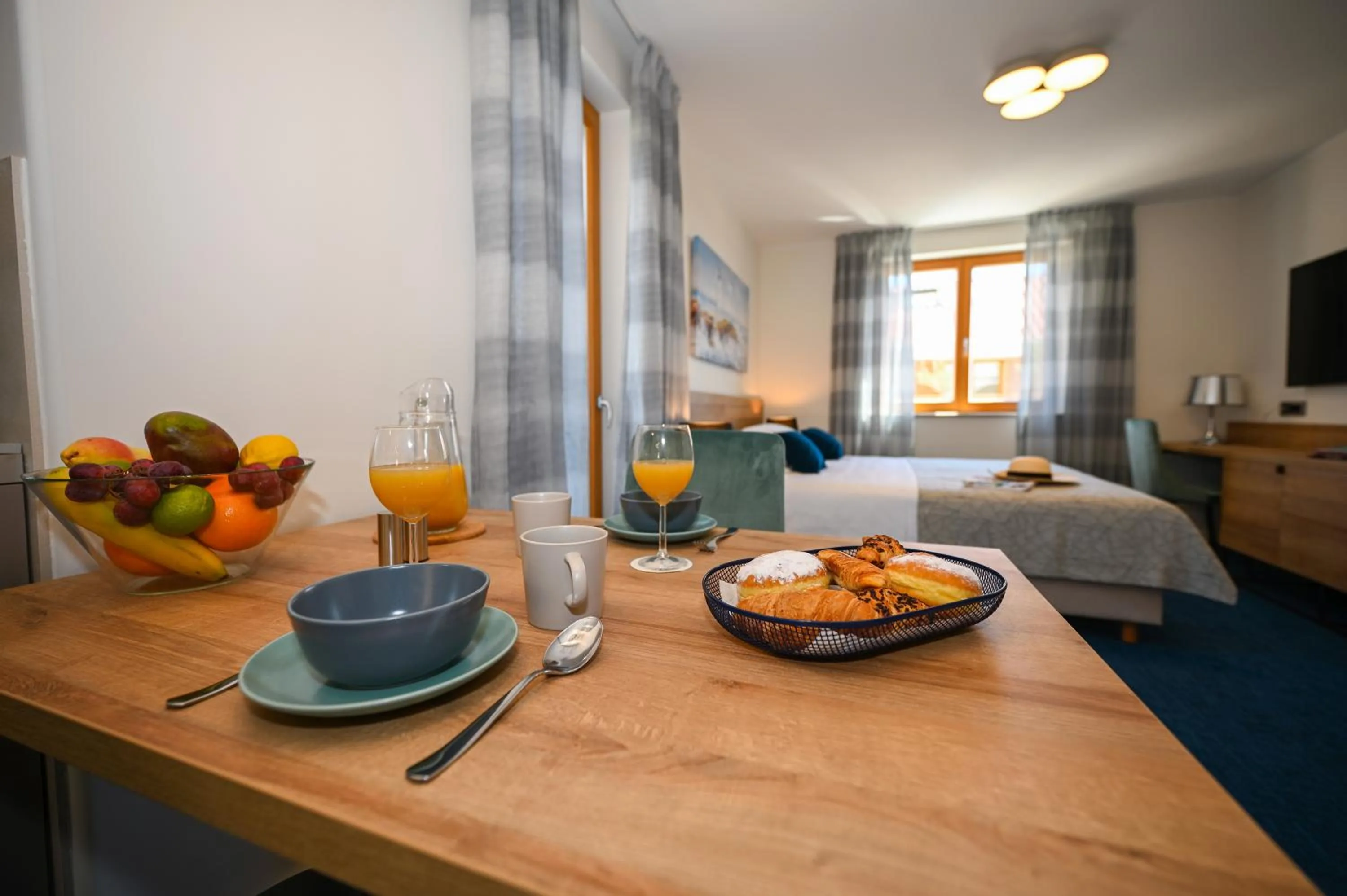 Dining area, Bed in Casa Laurea