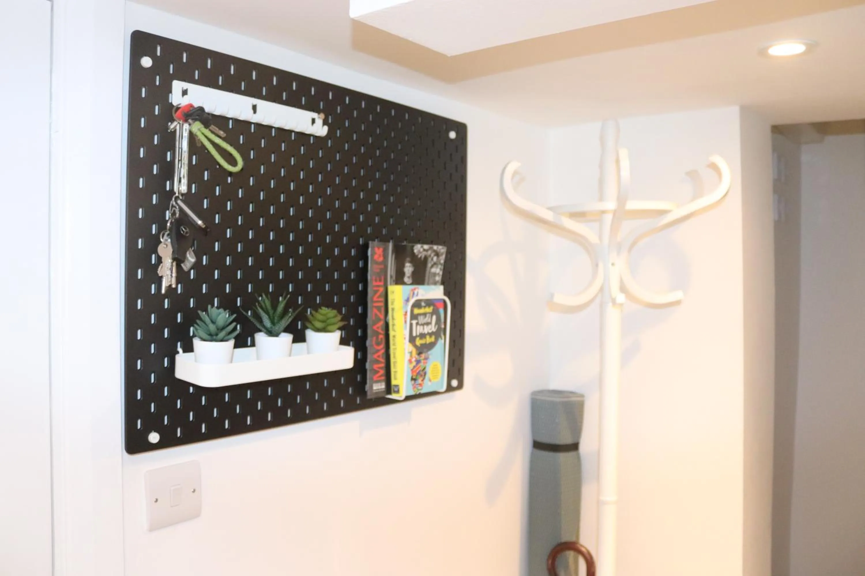 Lobby or reception in Grade I listed luxury apartment in Hertfordshire