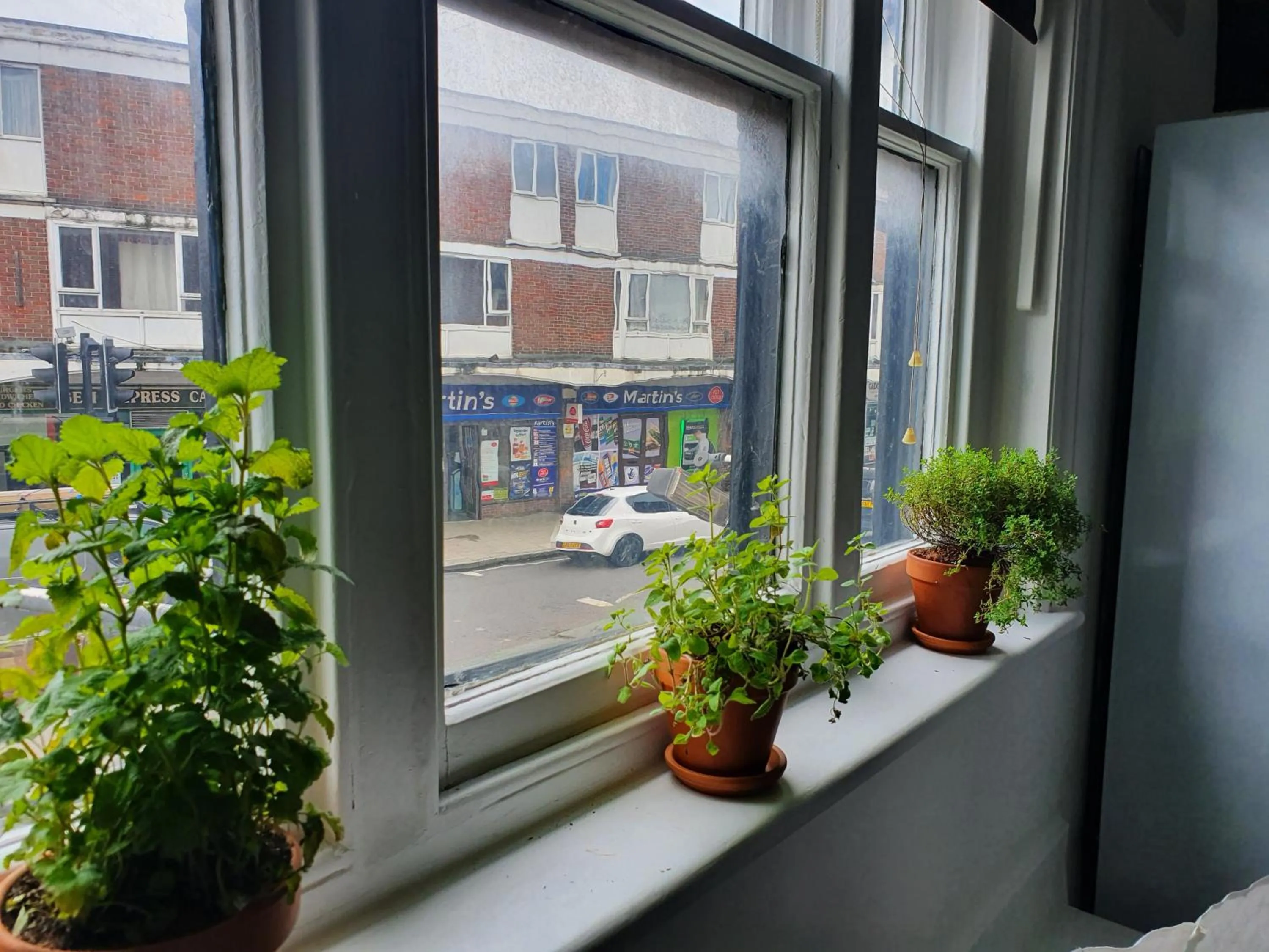 Kitchen or kitchenette in Grade I listed luxury apartment in Hertfordshire