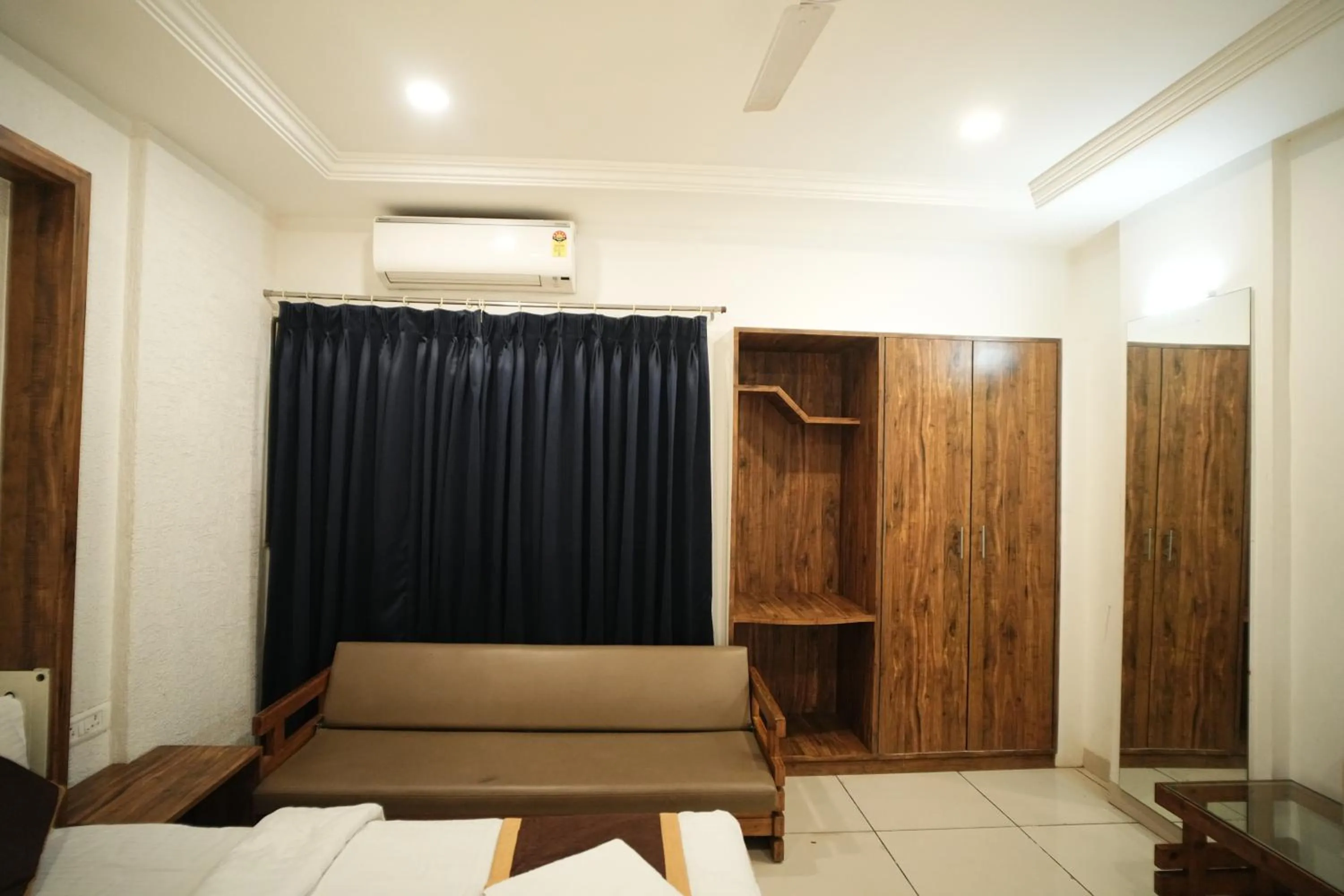 Seating area in Hotel Kartiki