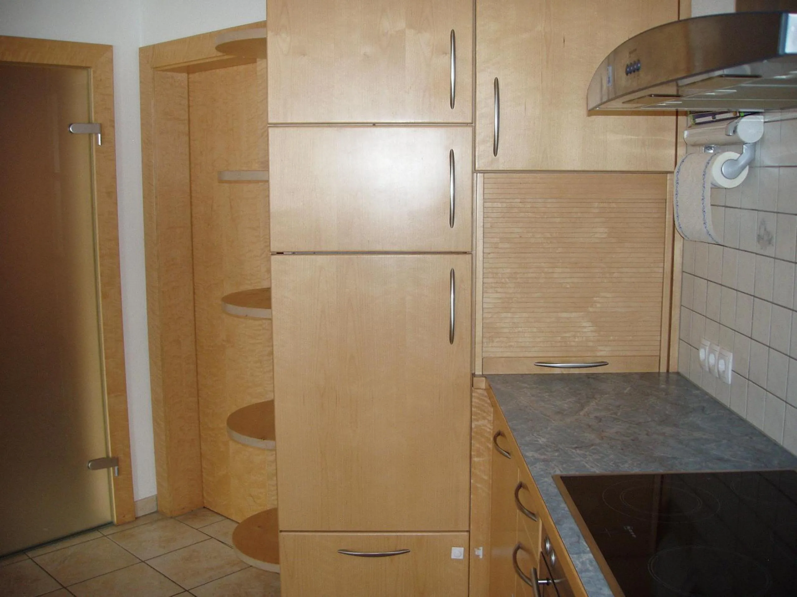 Kitchen or kitchenette in Ferienwohnung Wohlfartstätter