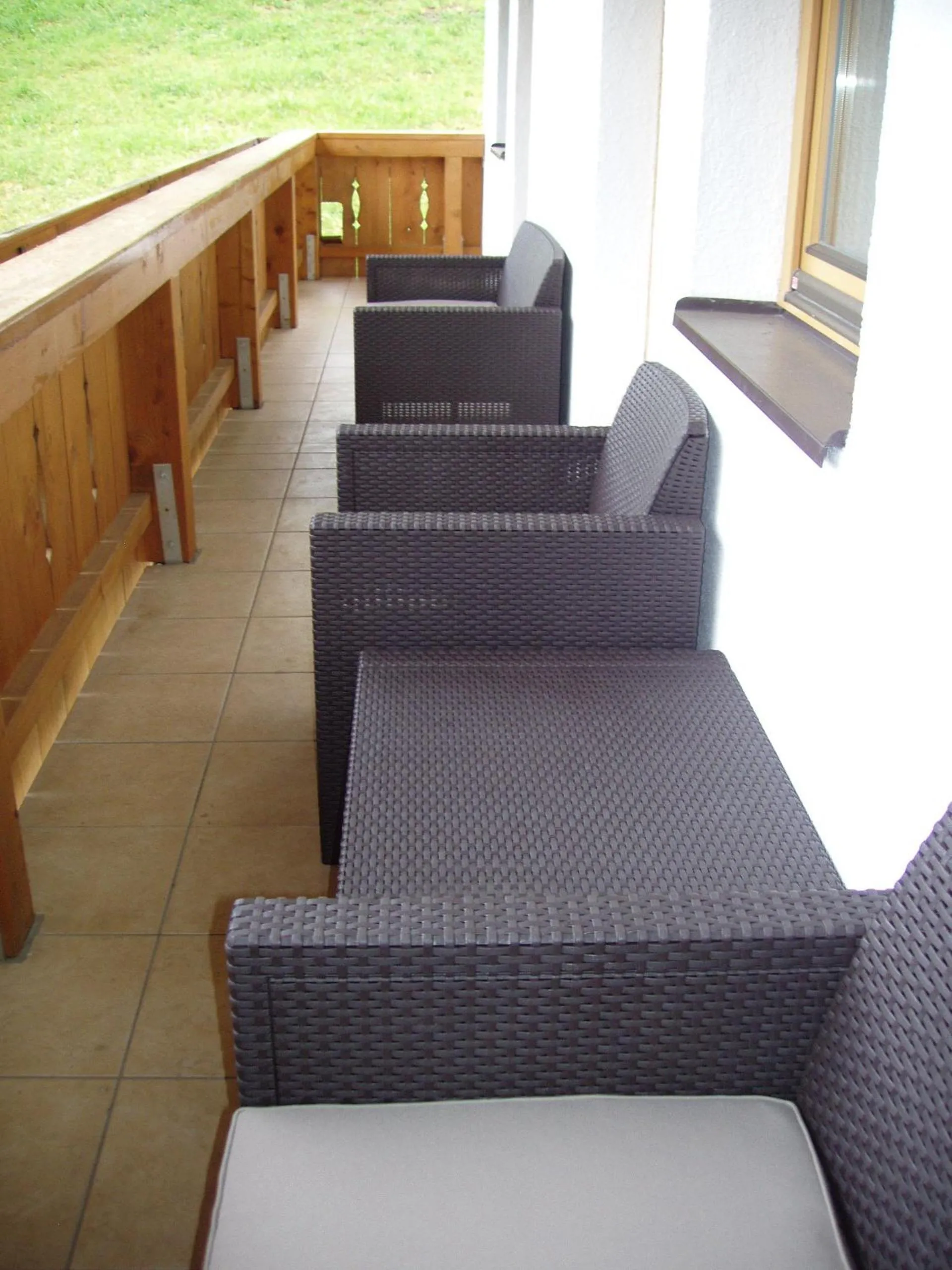 Balcony/Terrace in Ferienwohnung Wohlfartstätter