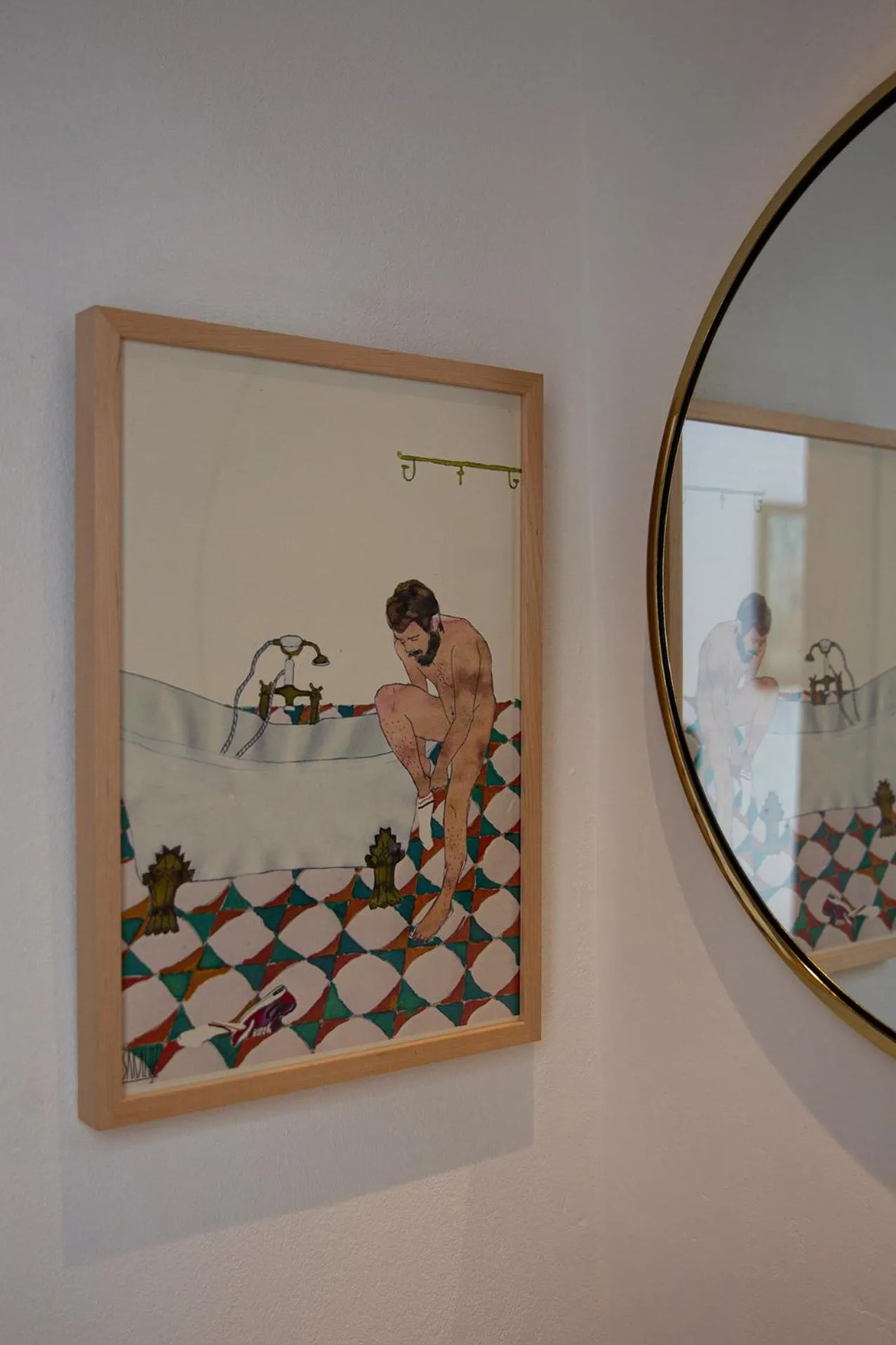 Decorative detail in Hostal Mar y Sal