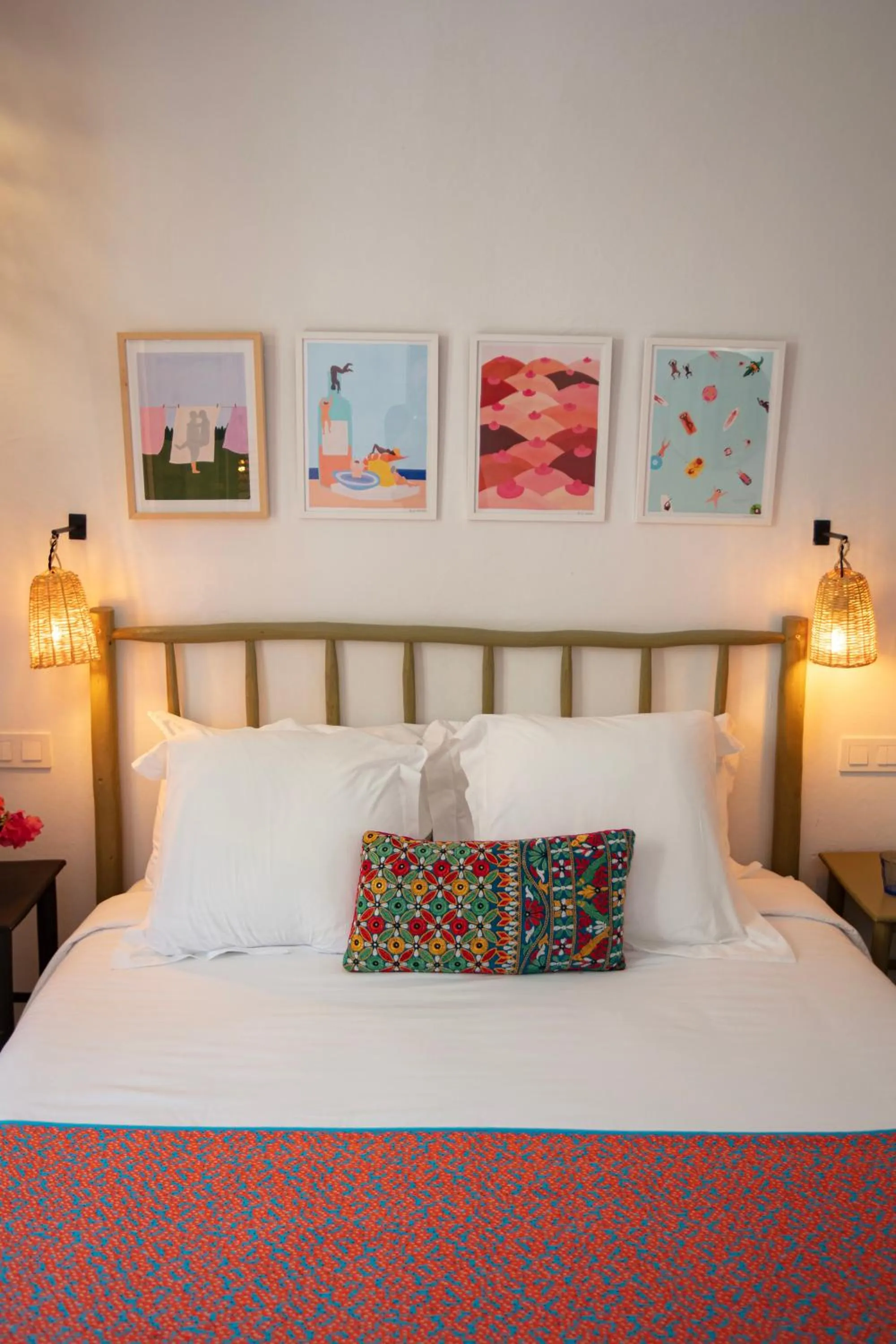 Bed in Hostal Mar y Sal