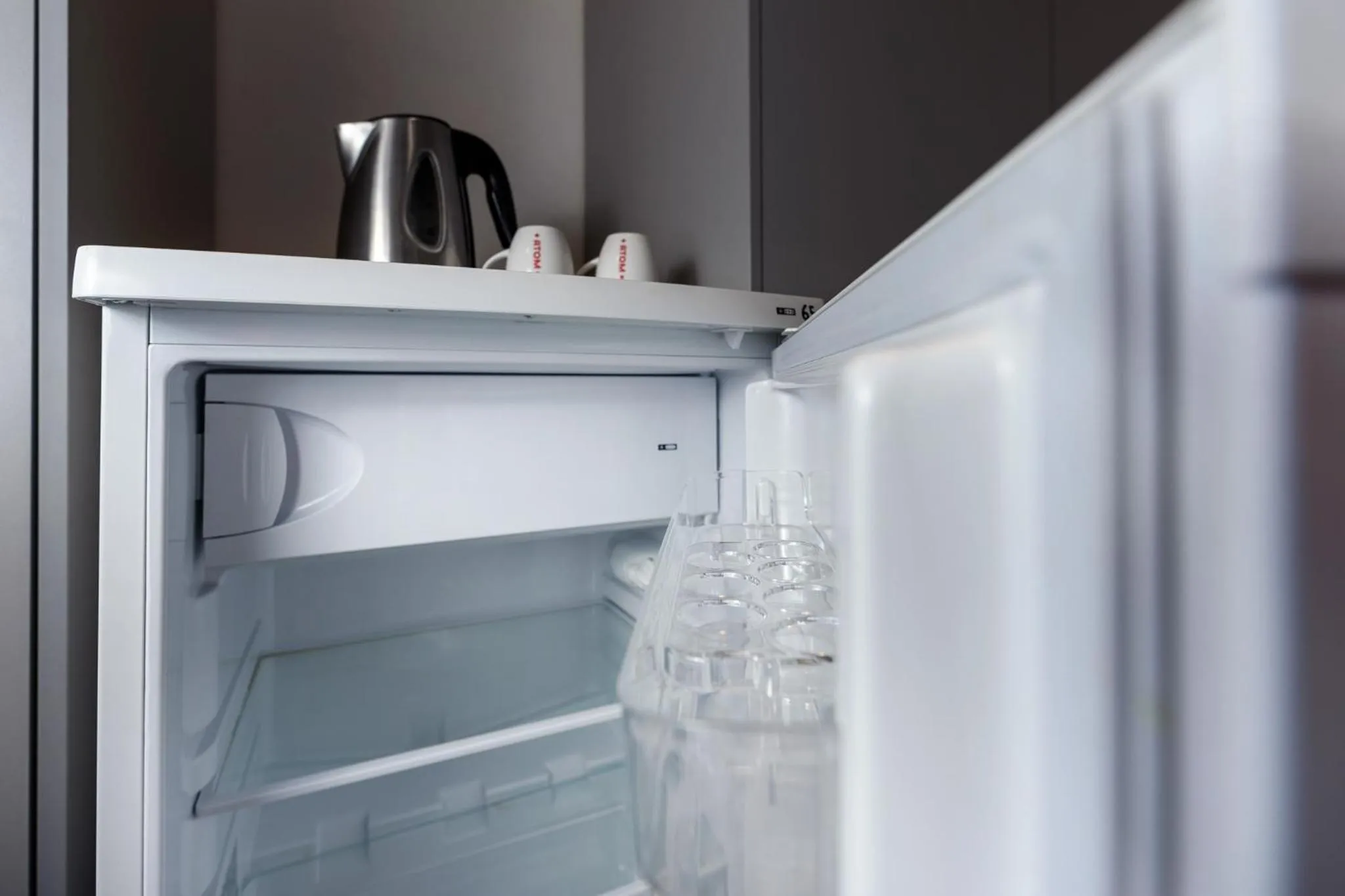 Kitchen or kitchenette in Hotel Atom Třebíč