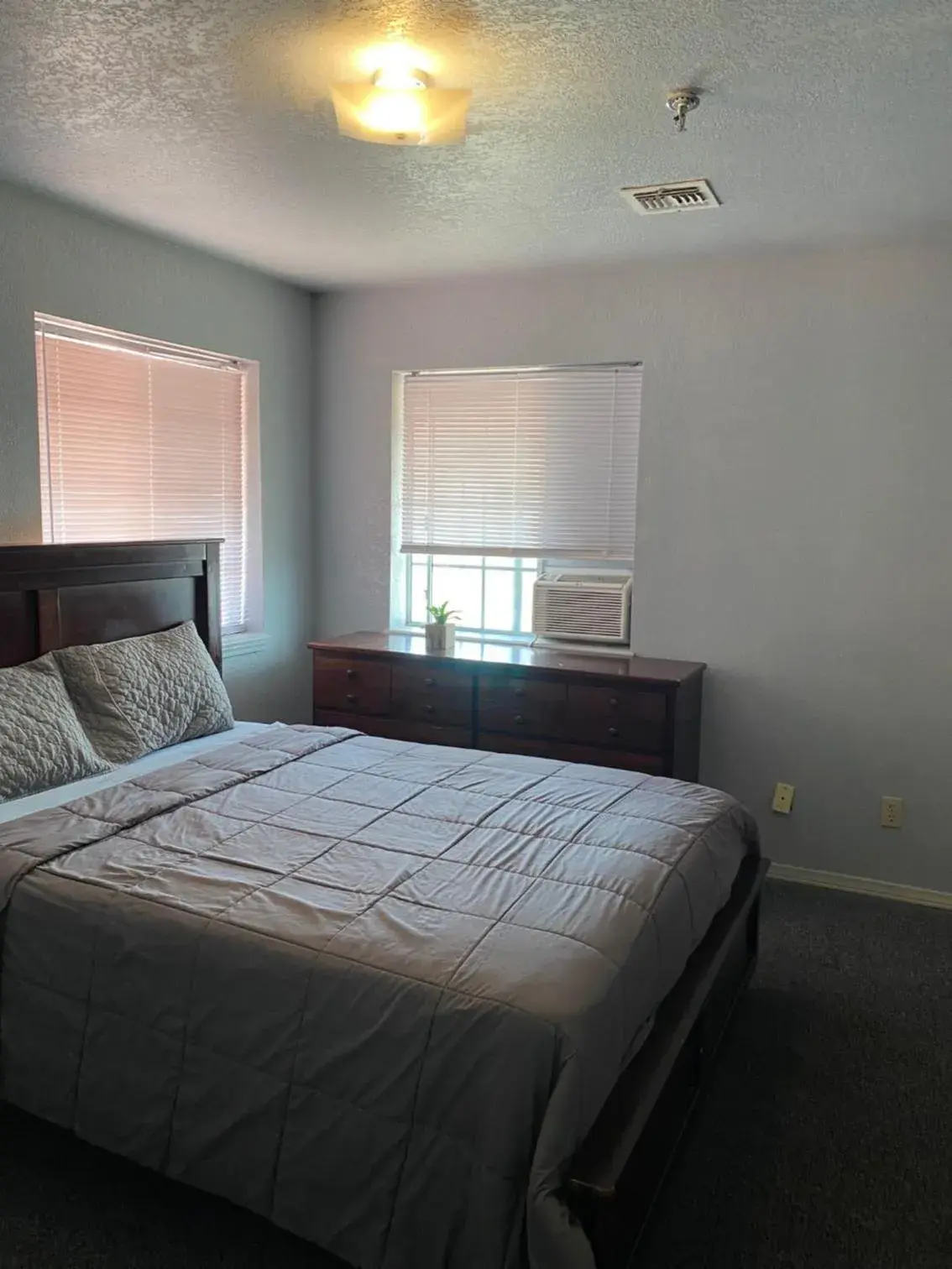 Bed in lodge on the river Bed in lodge on the river