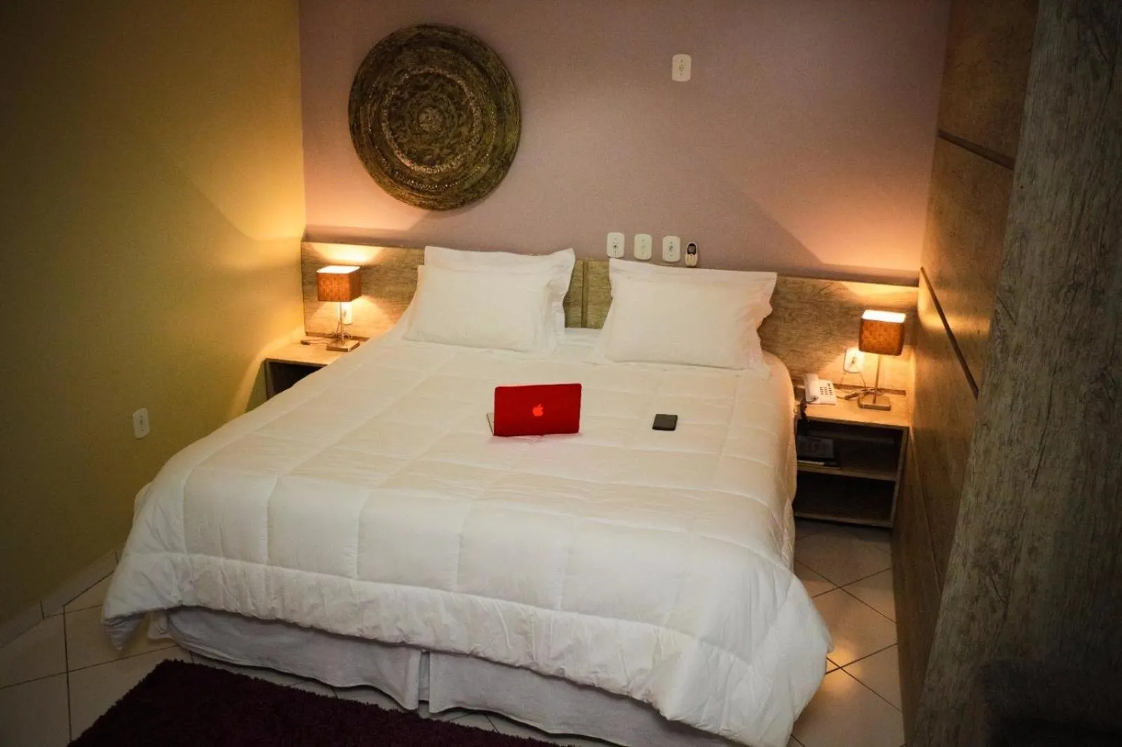 Bed in Hotel Guapindaia Praça