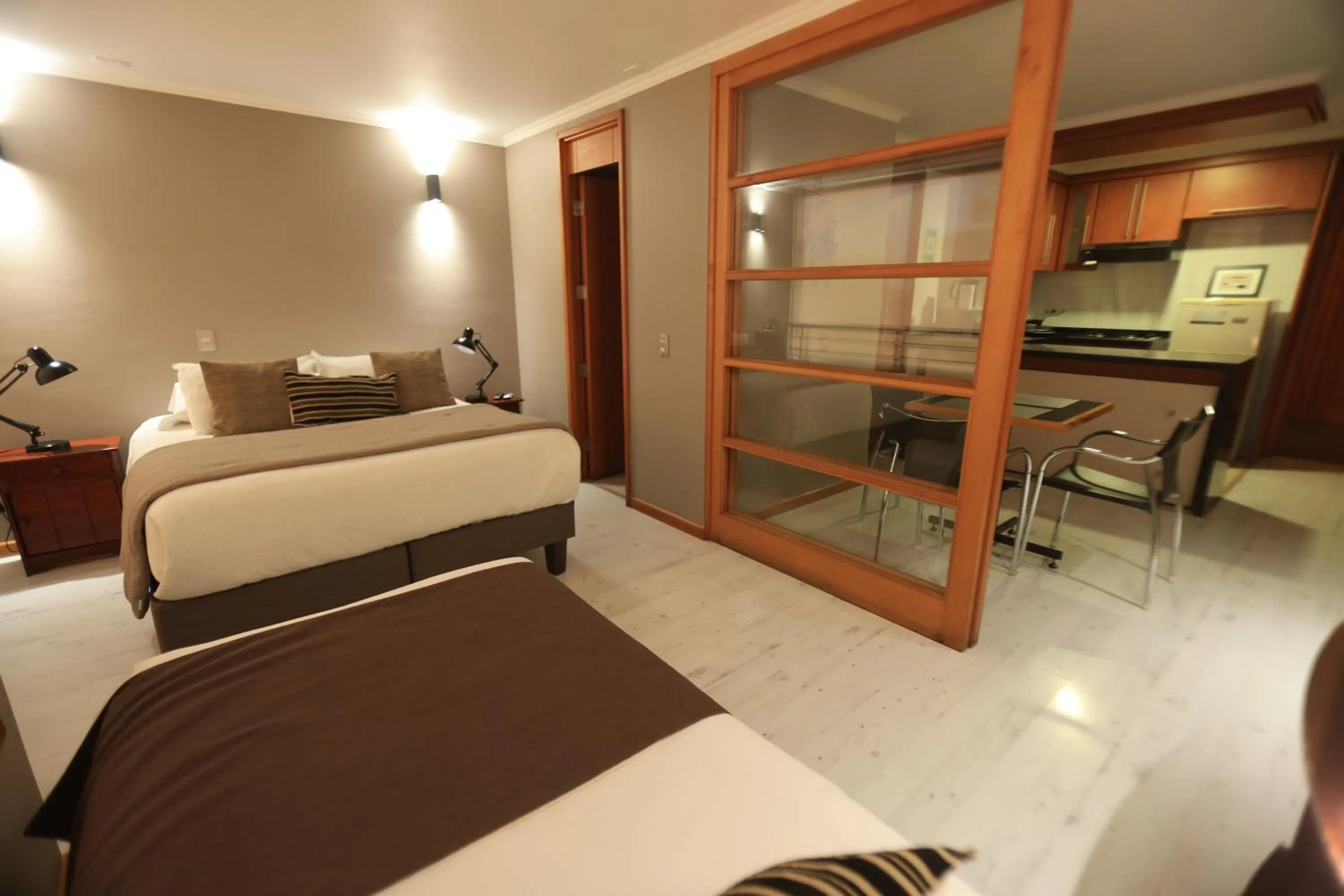 Bed in Apart Hotel Aragon Portal