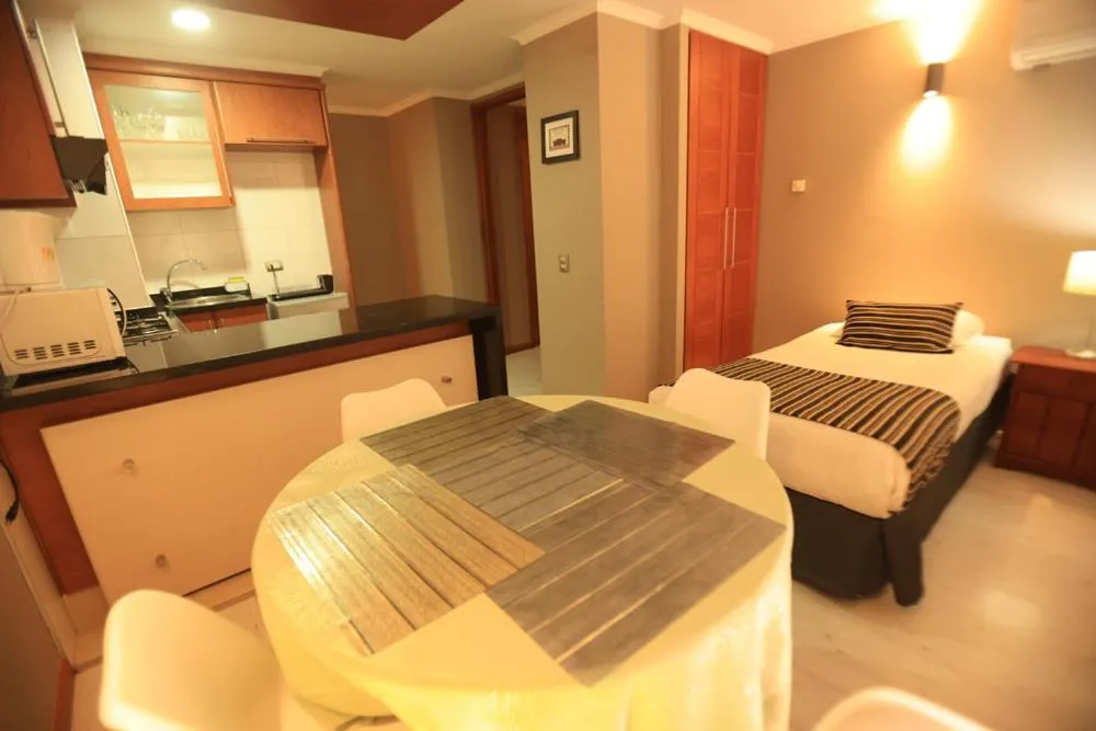 Bed in Apart Hotel Aragon Portal