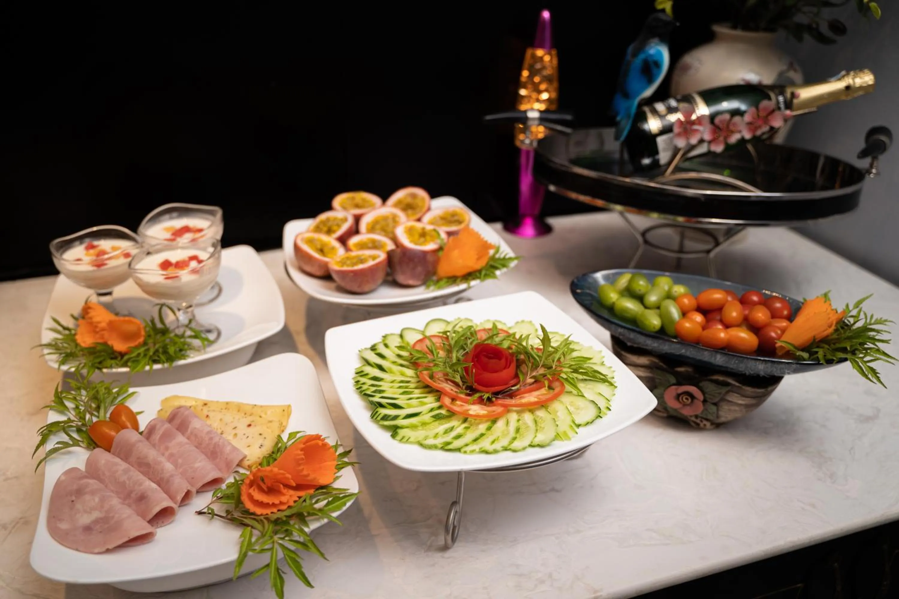 Buffet breakfast in Hanoi Garden Hotel & Spa