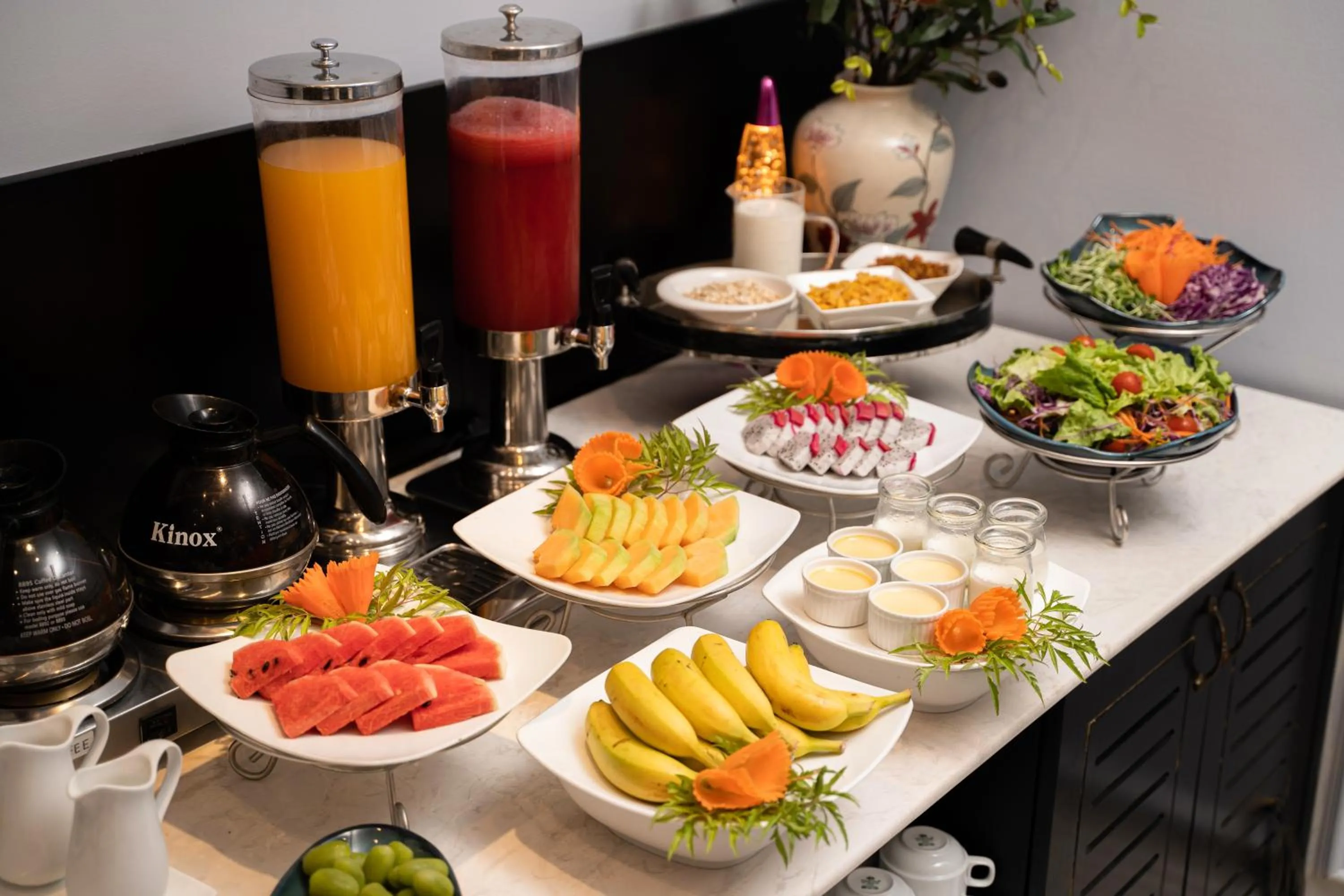 Buffet breakfast in Hanoi Garden Hotel & Spa
