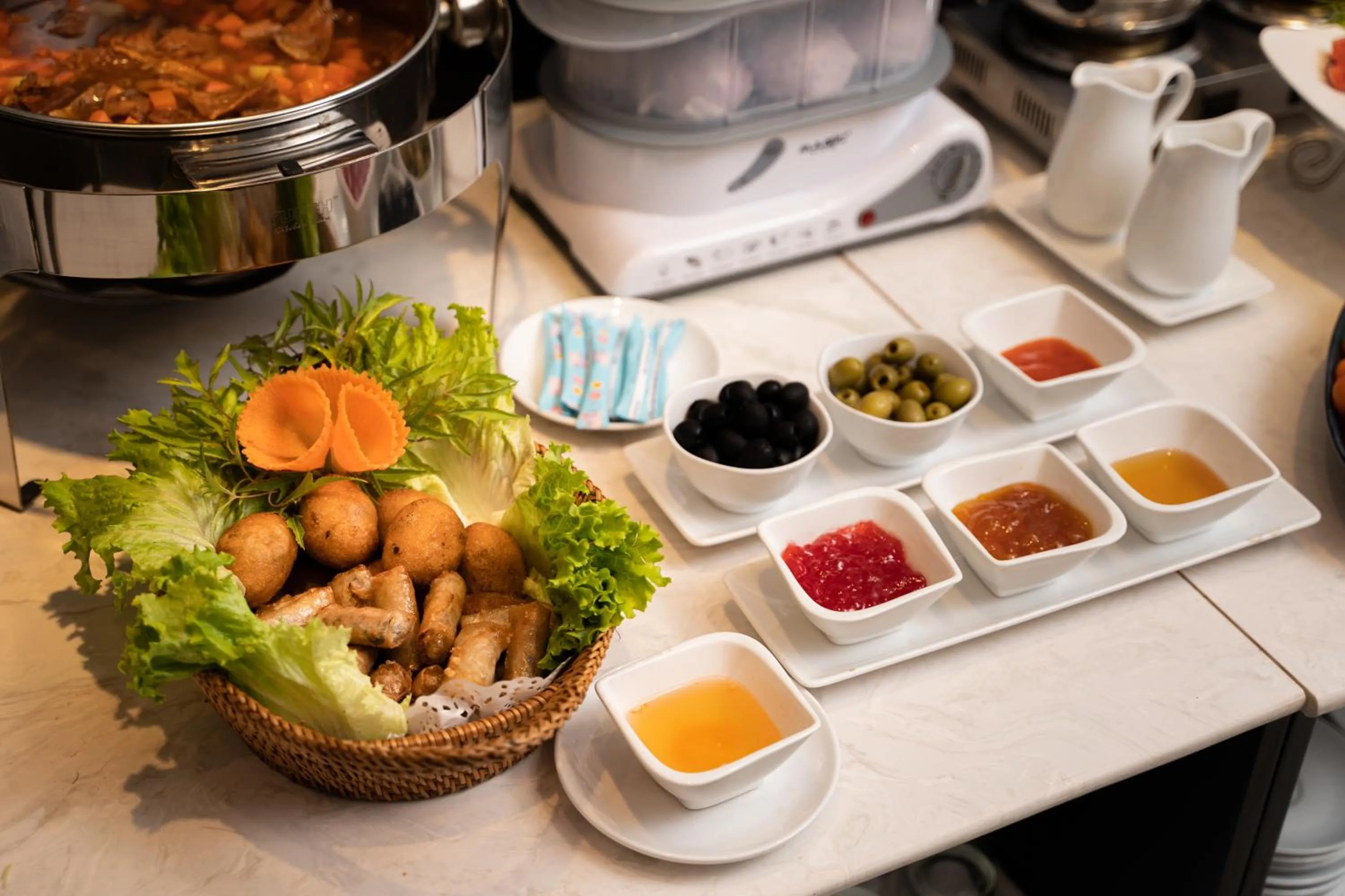 Buffet breakfast in Hanoi Garden Hotel & Spa