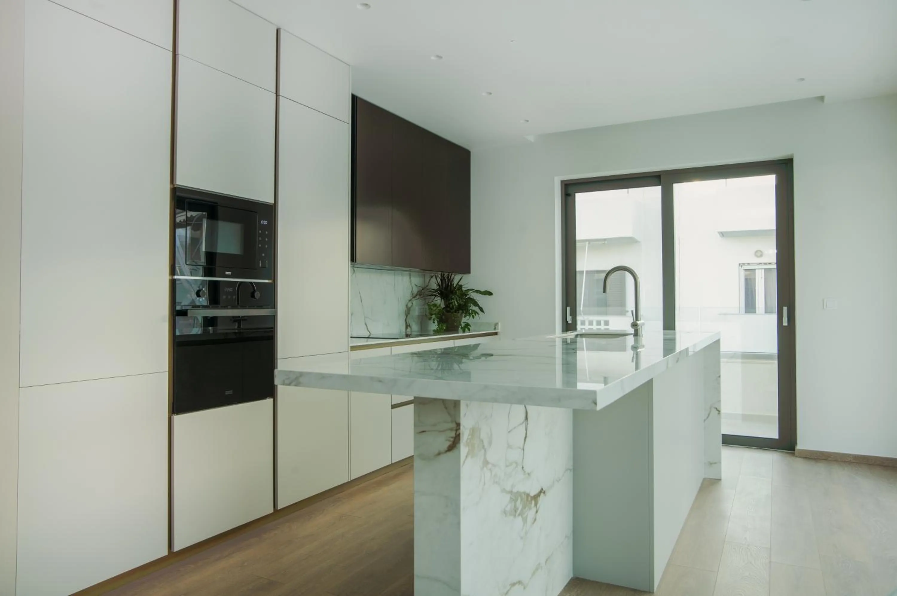 Kitchen or kitchenette in Celine Luxury Apartments & Suites