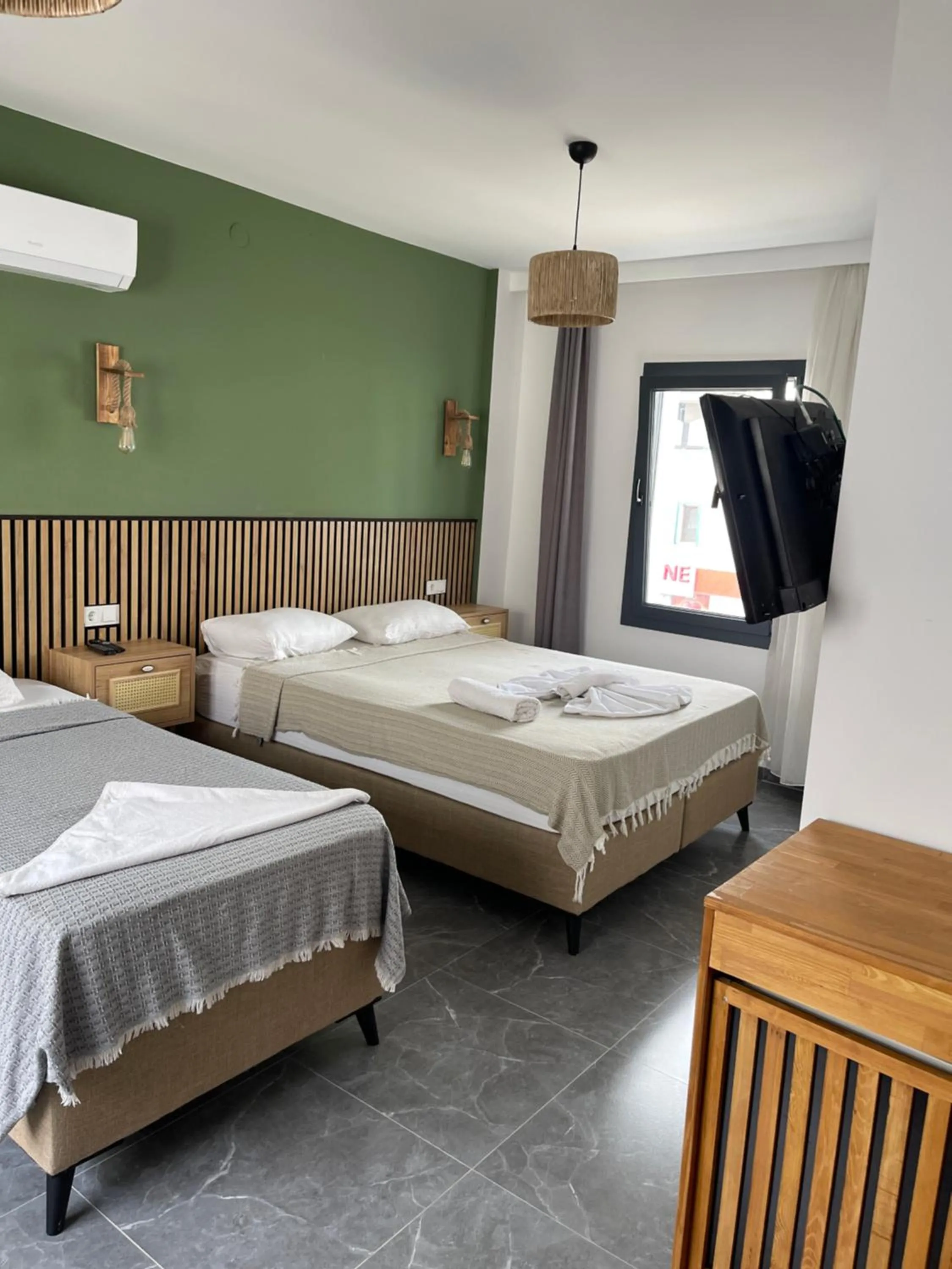 Bed in RÜYA BOHEME HOTEL BODRUM