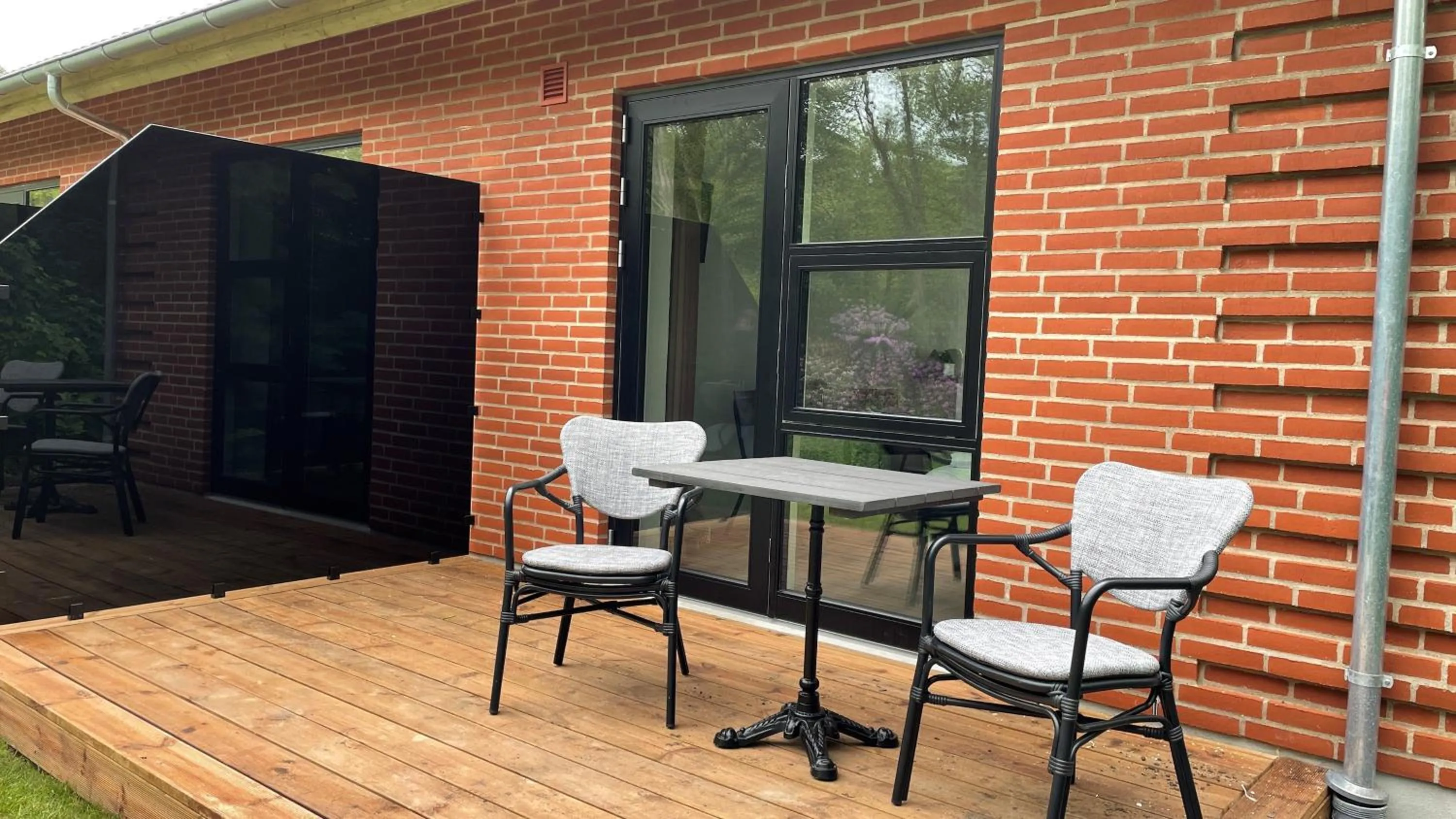 Balcony/Terrace in Holiday Rooms Møllebo