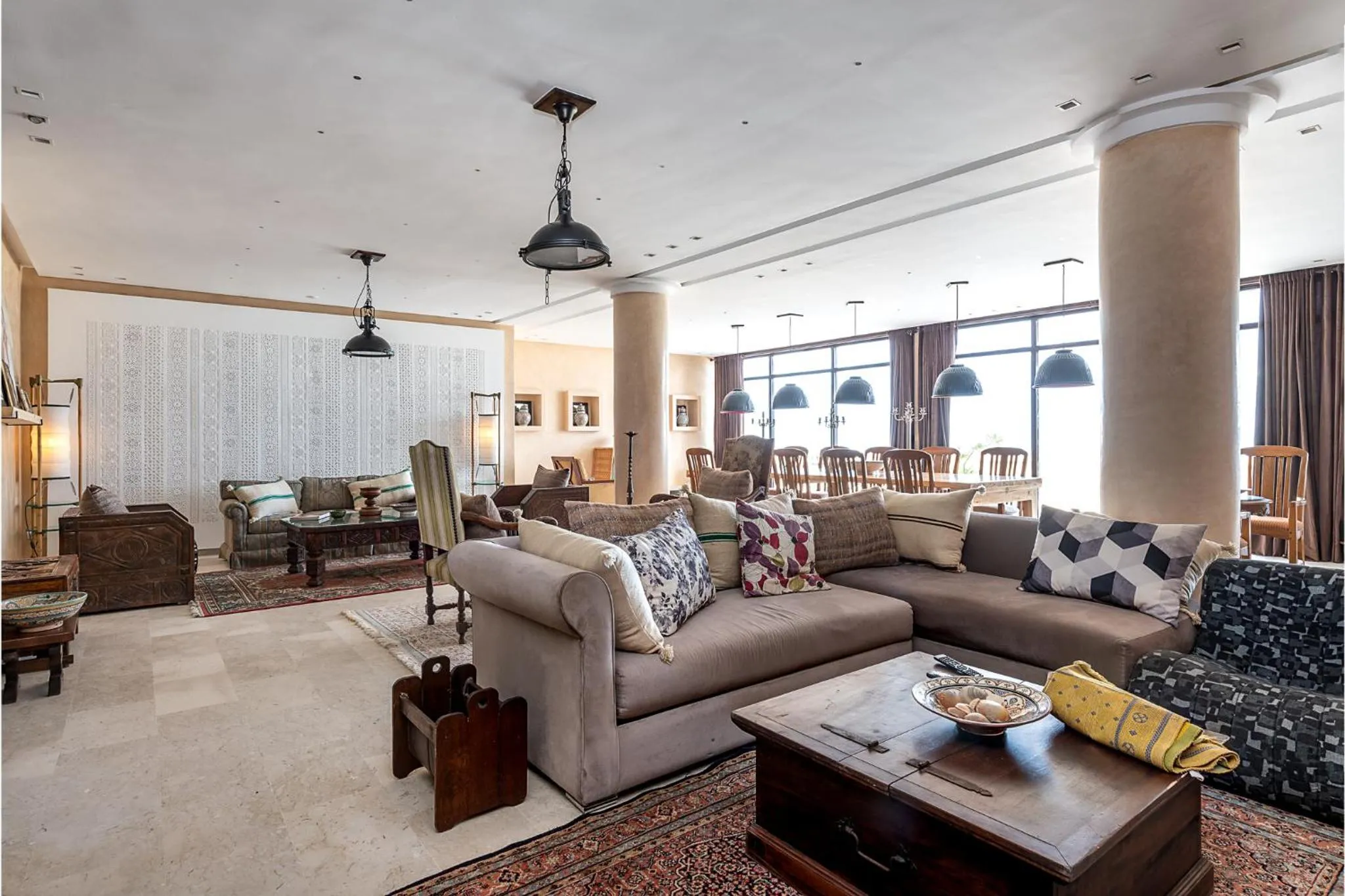 Living room in La Villa Joubert