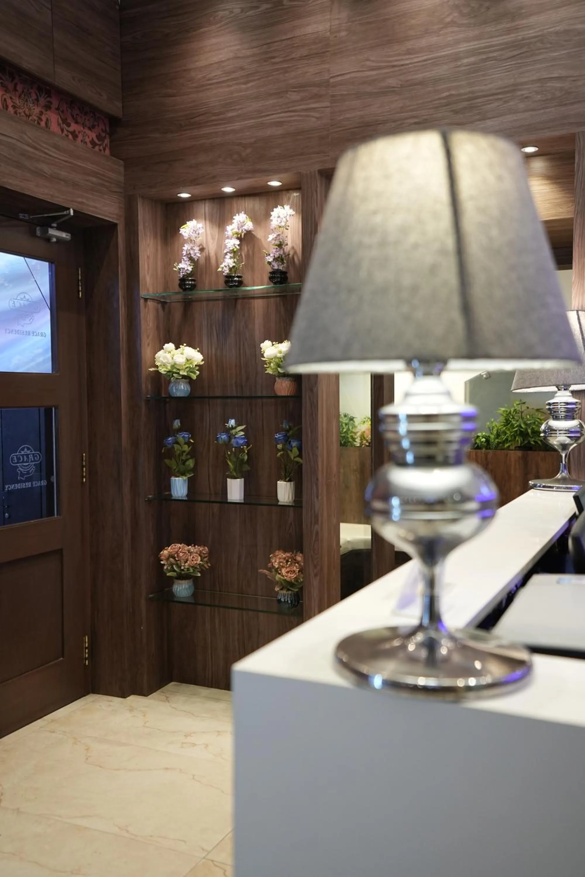 Lobby or reception in Grace Residency Chennai Airport