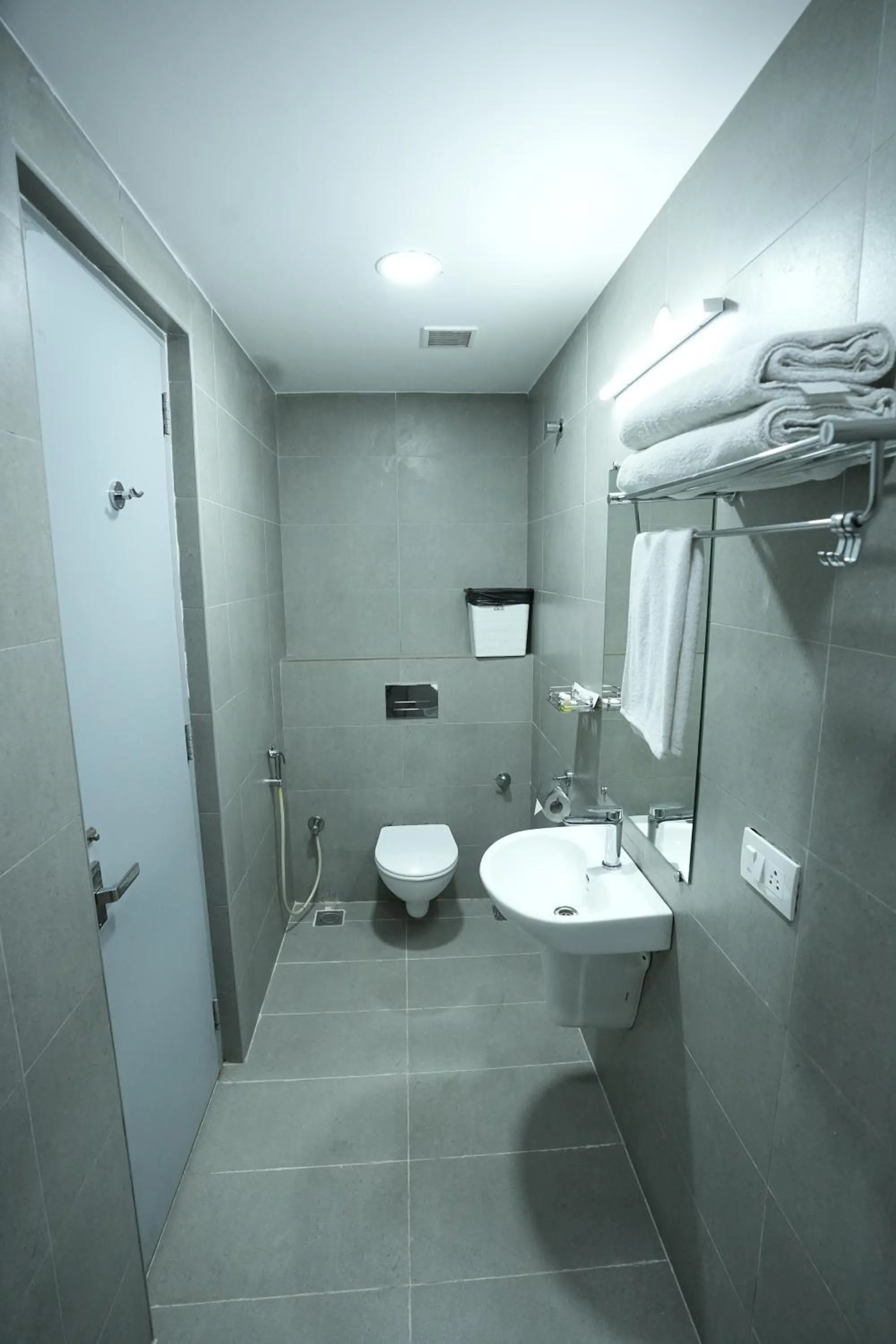 Bathroom in Grace Residency Chennai Airport