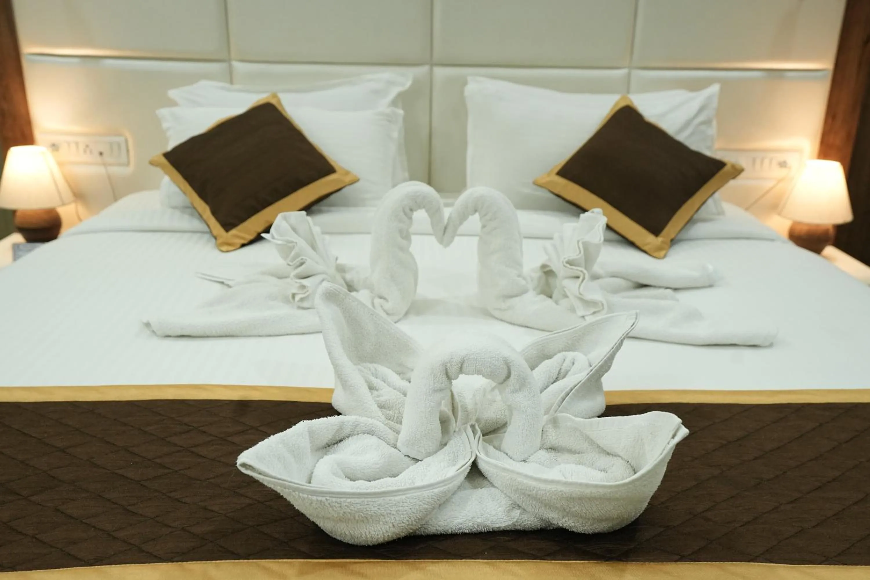 Bed in Grace Residency Chennai Airport