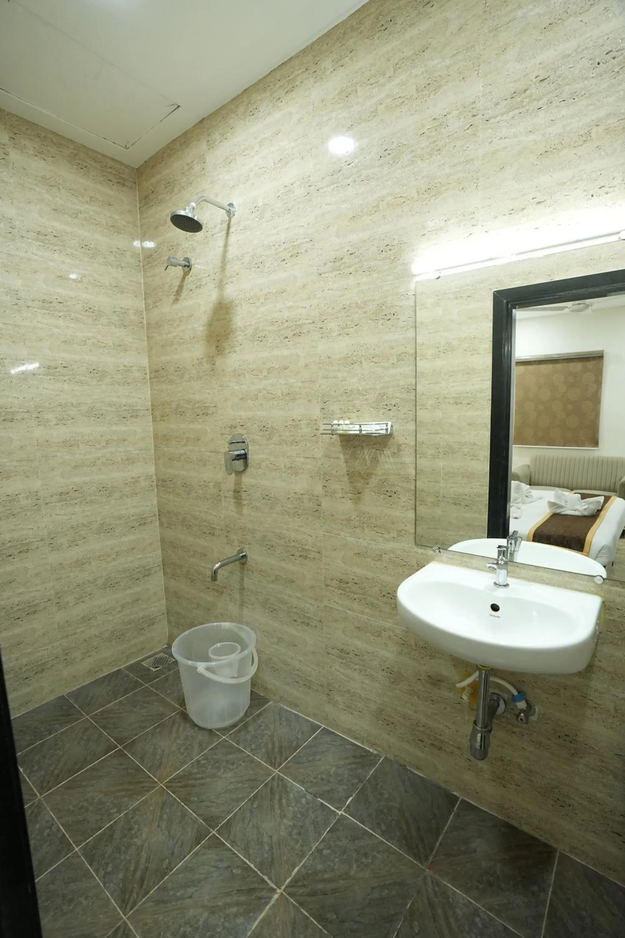 Shower in Grace Residency Chennai Airport