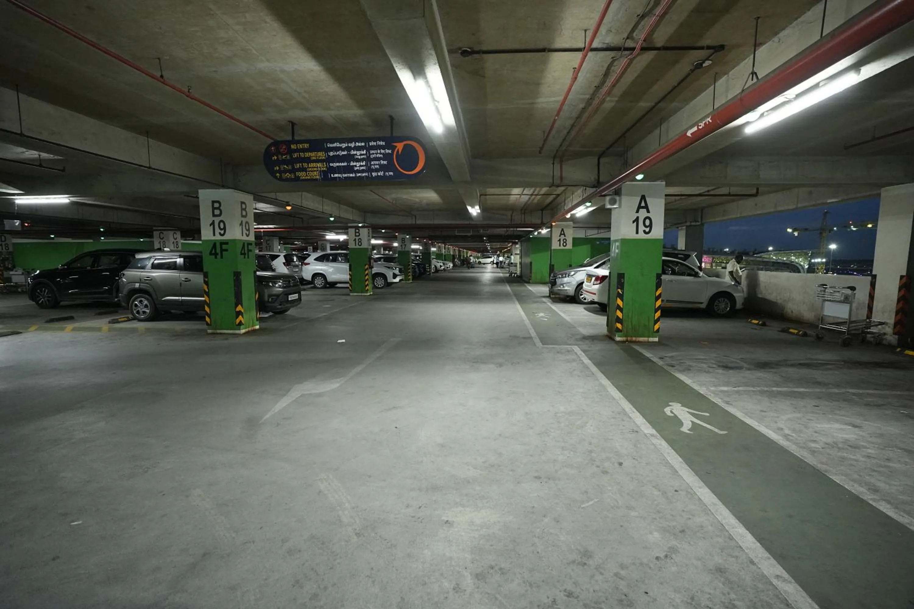 Parking in Grace Residency Chennai Airport