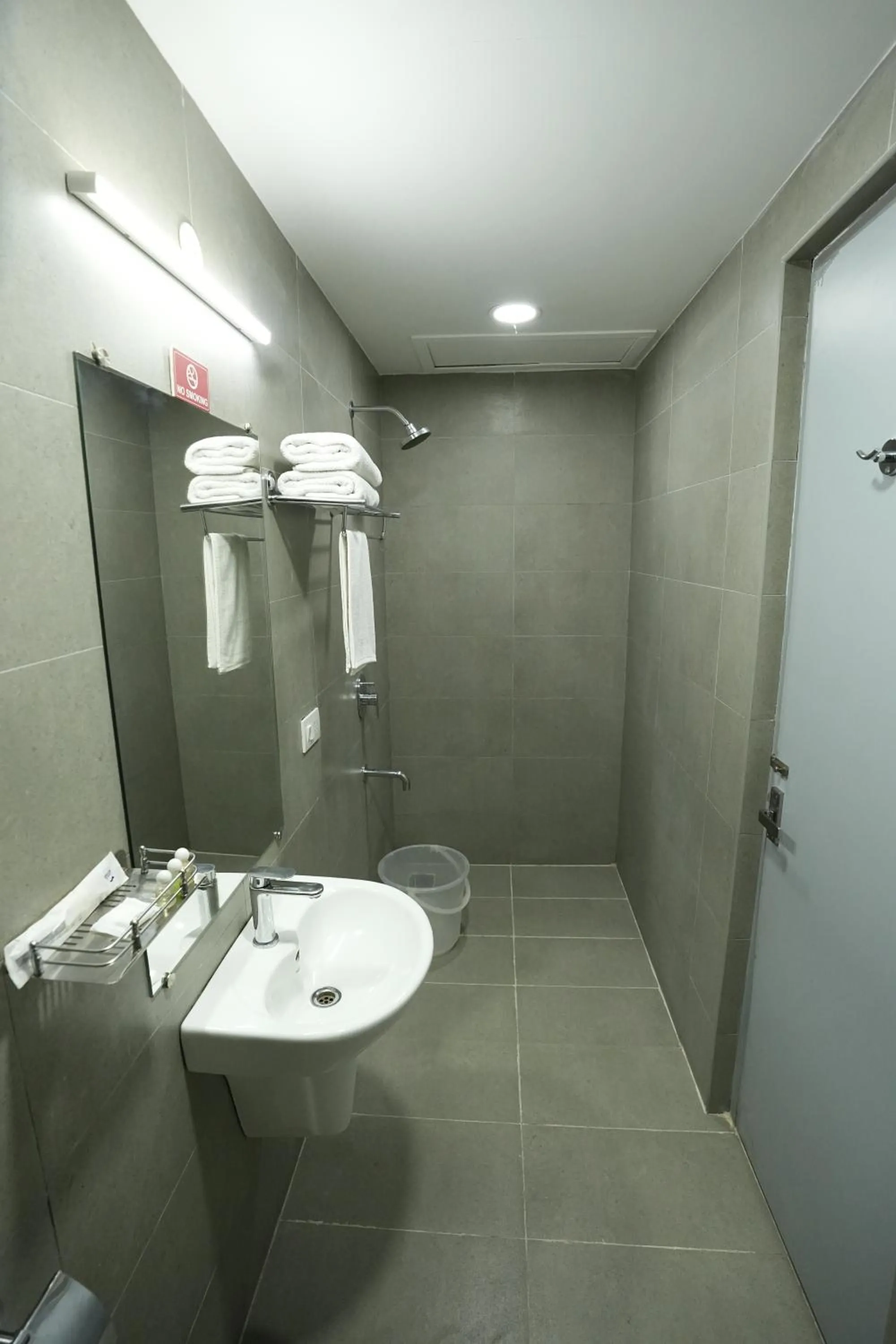 Bathroom in Grace Residency Chennai Airport