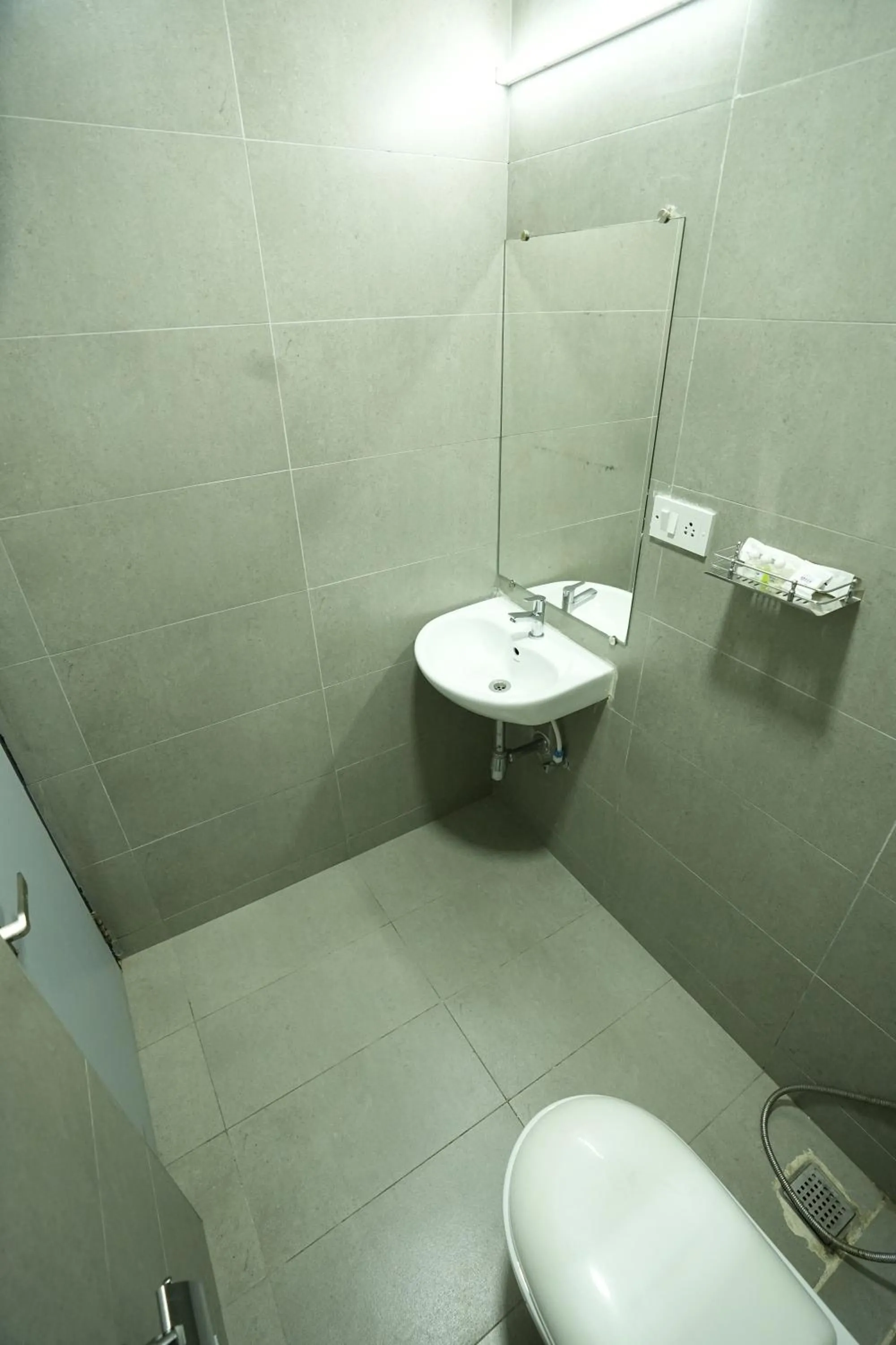 Toilet in Grace Residency Chennai Airport