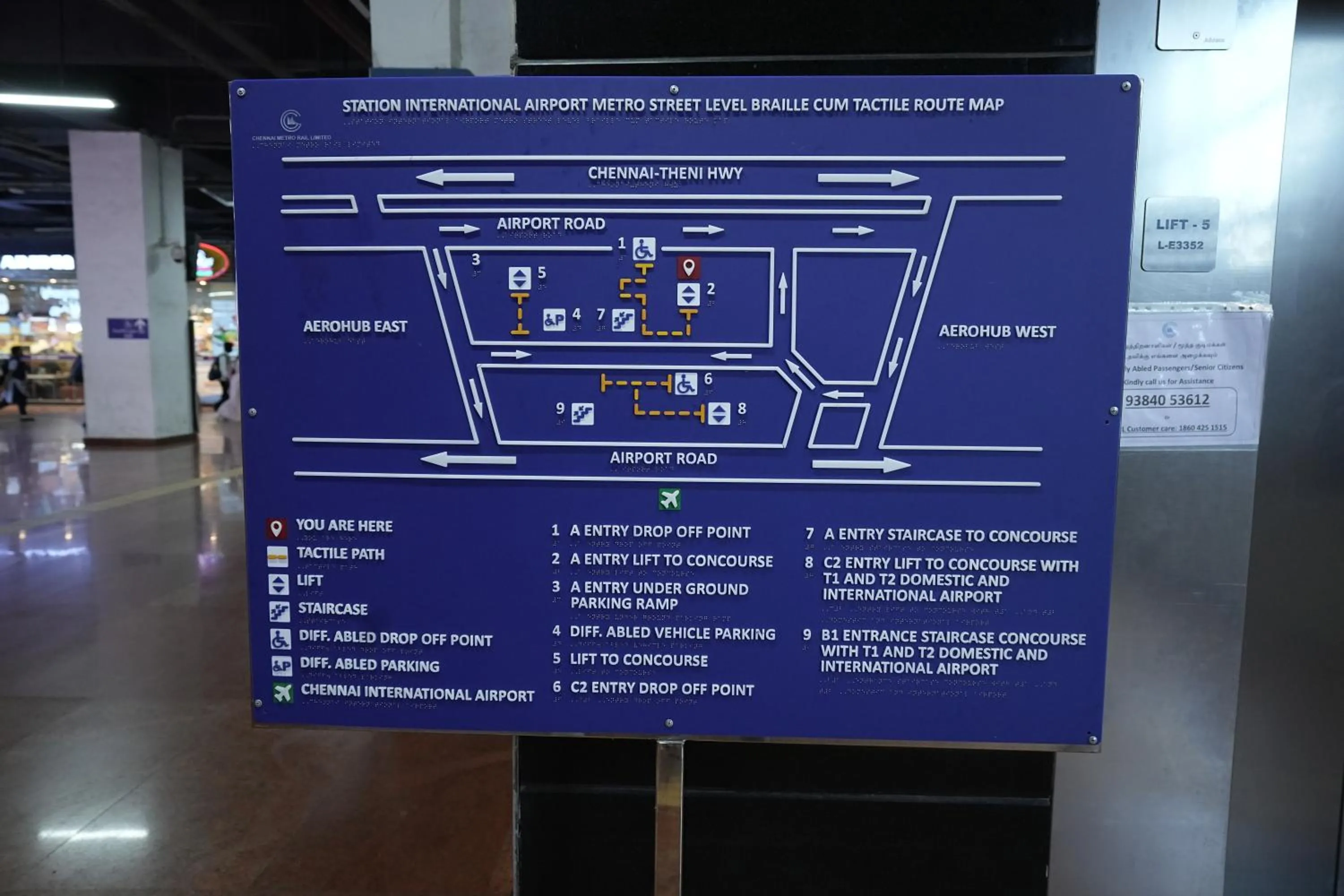 Floor plan in Grace Residency Chennai Airport