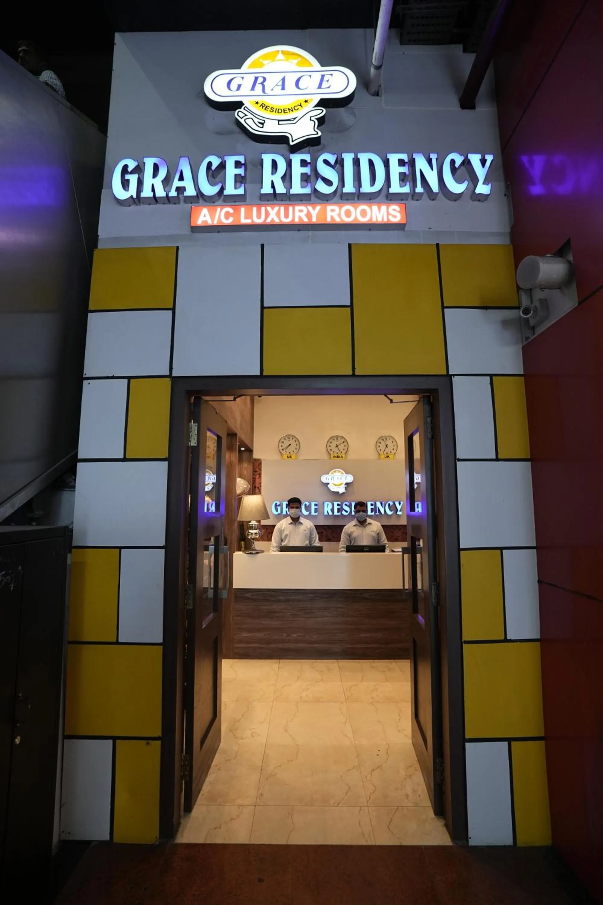 Facade/entrance in Grace Residency Chennai Airport