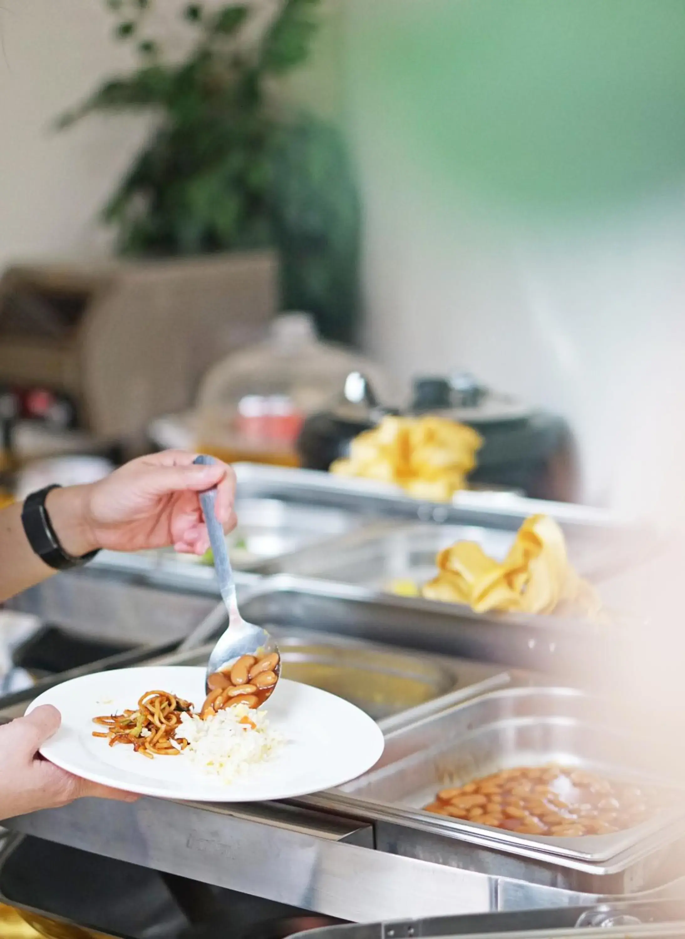 Buffet breakfast in Scott Hotel KL Sentral Buffet breakfast in Scott Hotel KL Sentral